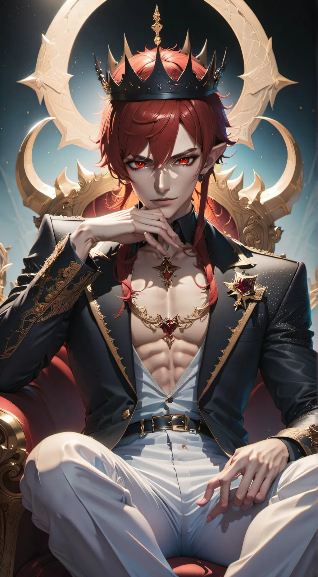 ai character: King Adrien background