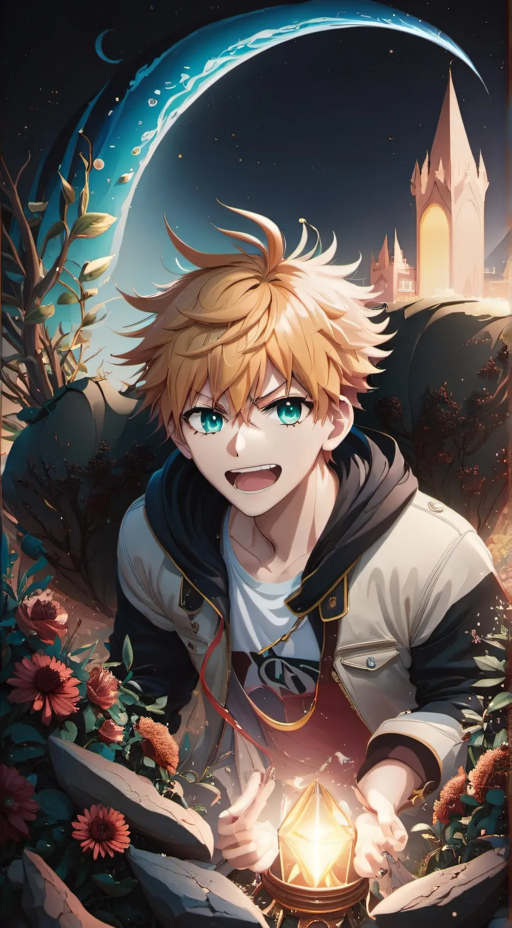 ai character: Bakugo background