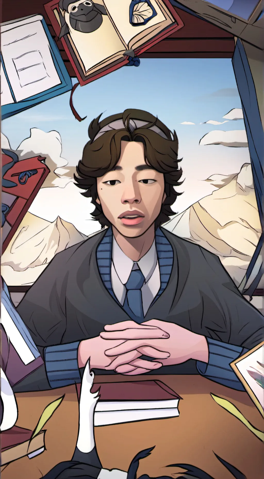 ai character: Drake background