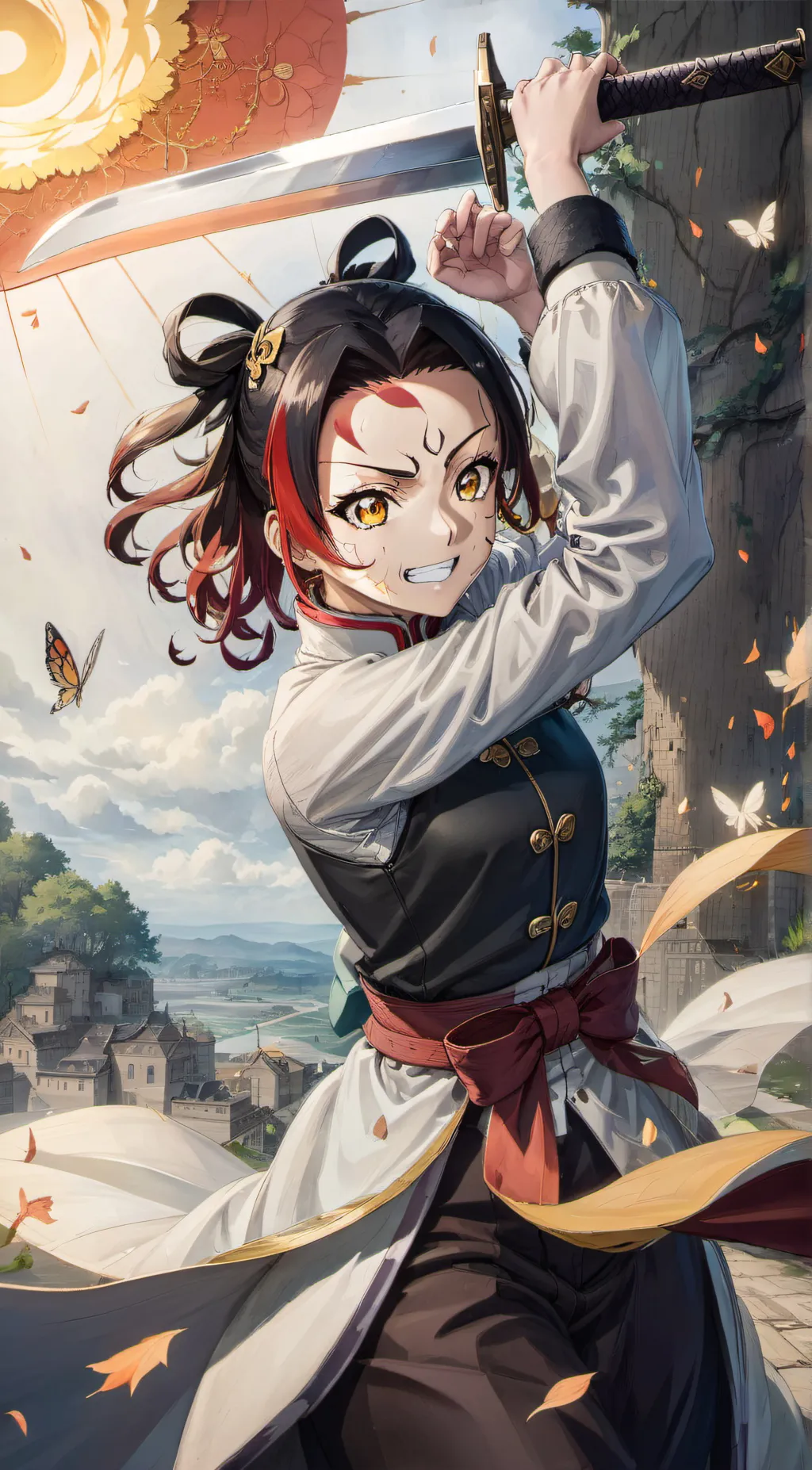 ai character: Demon slayers background