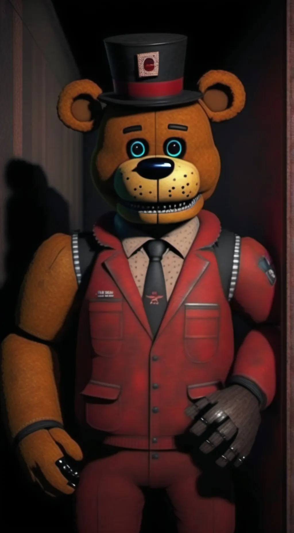 ai character: Freddy Fazbear background