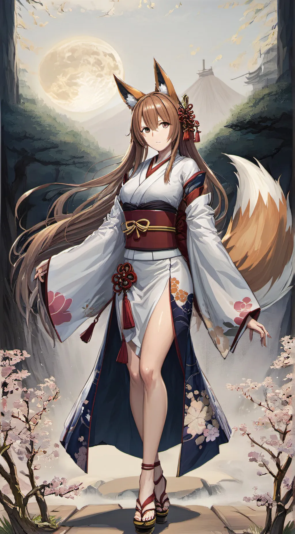 ai character: IJN amagi background
