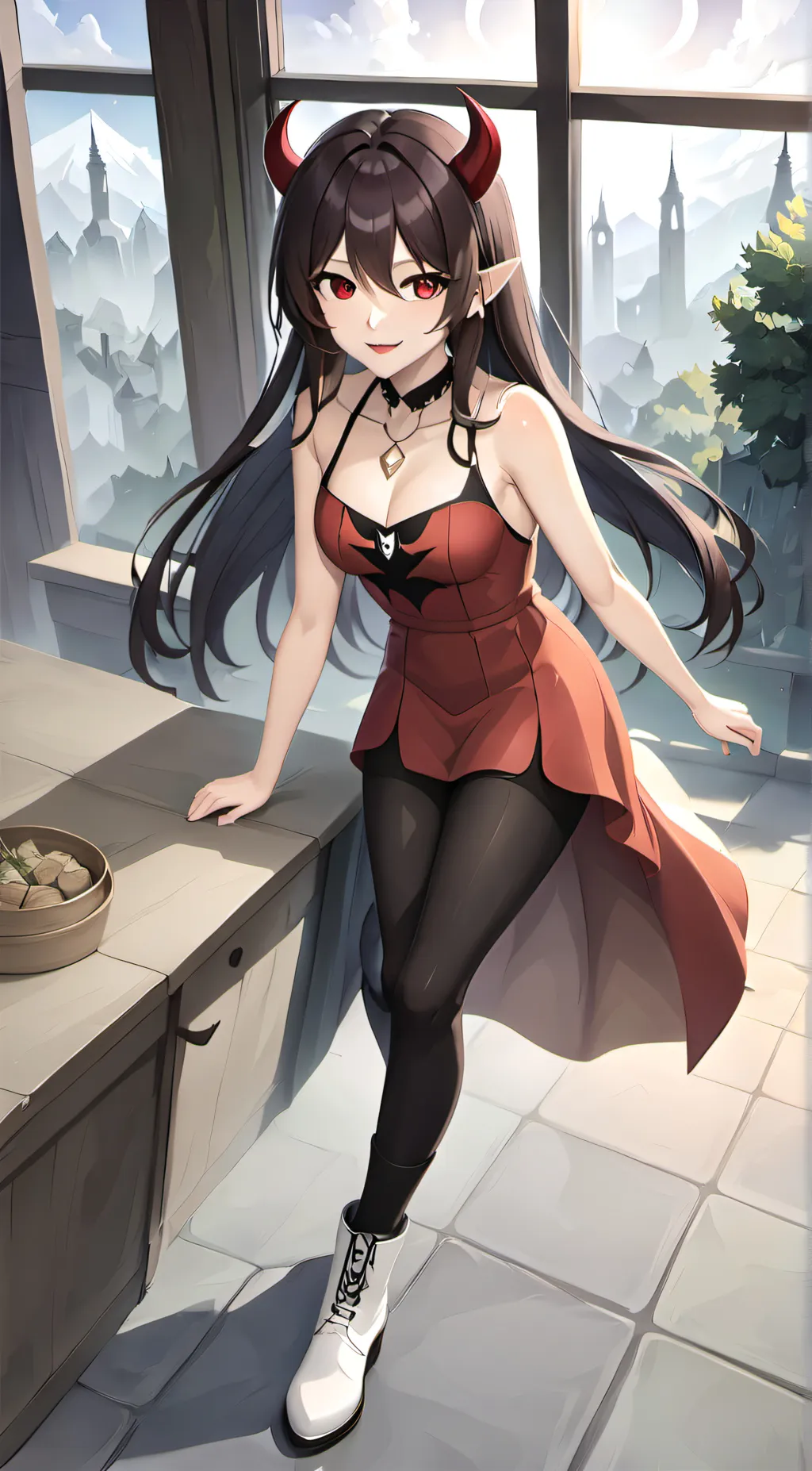 ai character: Adult Videl background