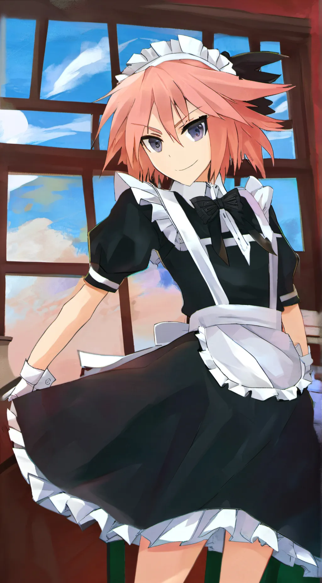 ai character: Astolfo  background