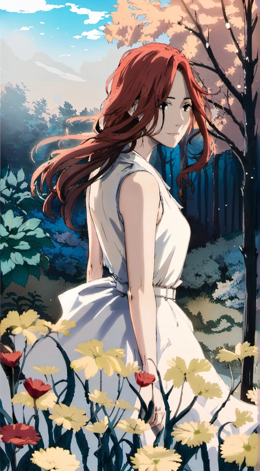 ai character: Velvet  background