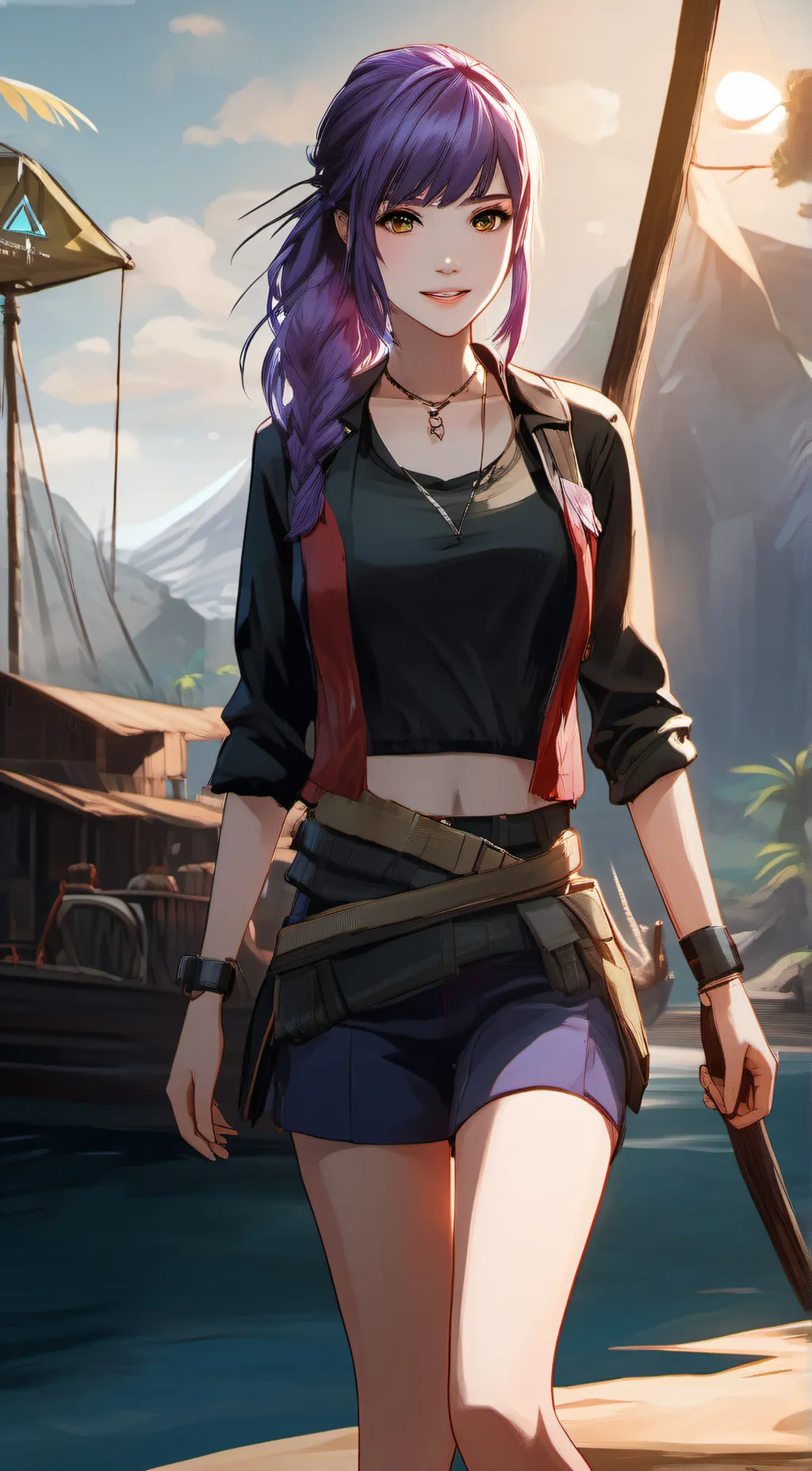 ai character: Zara background