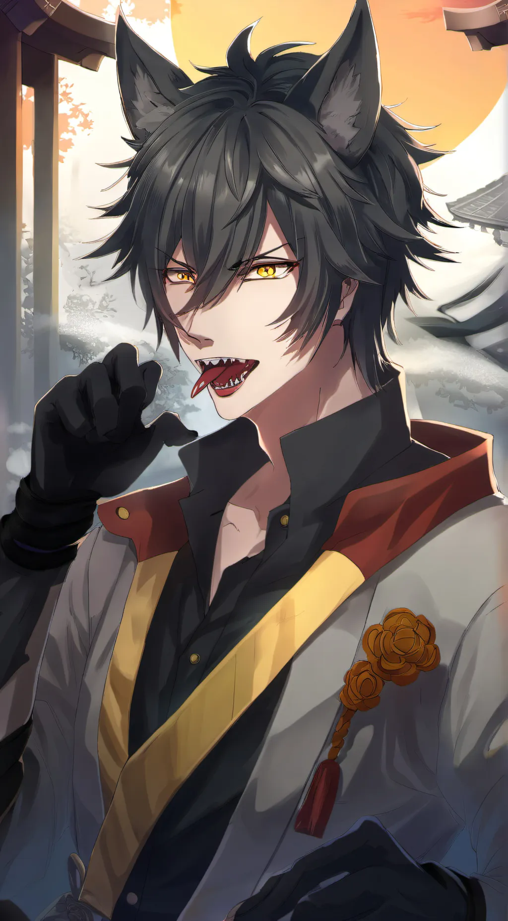 ai character: Milo  background