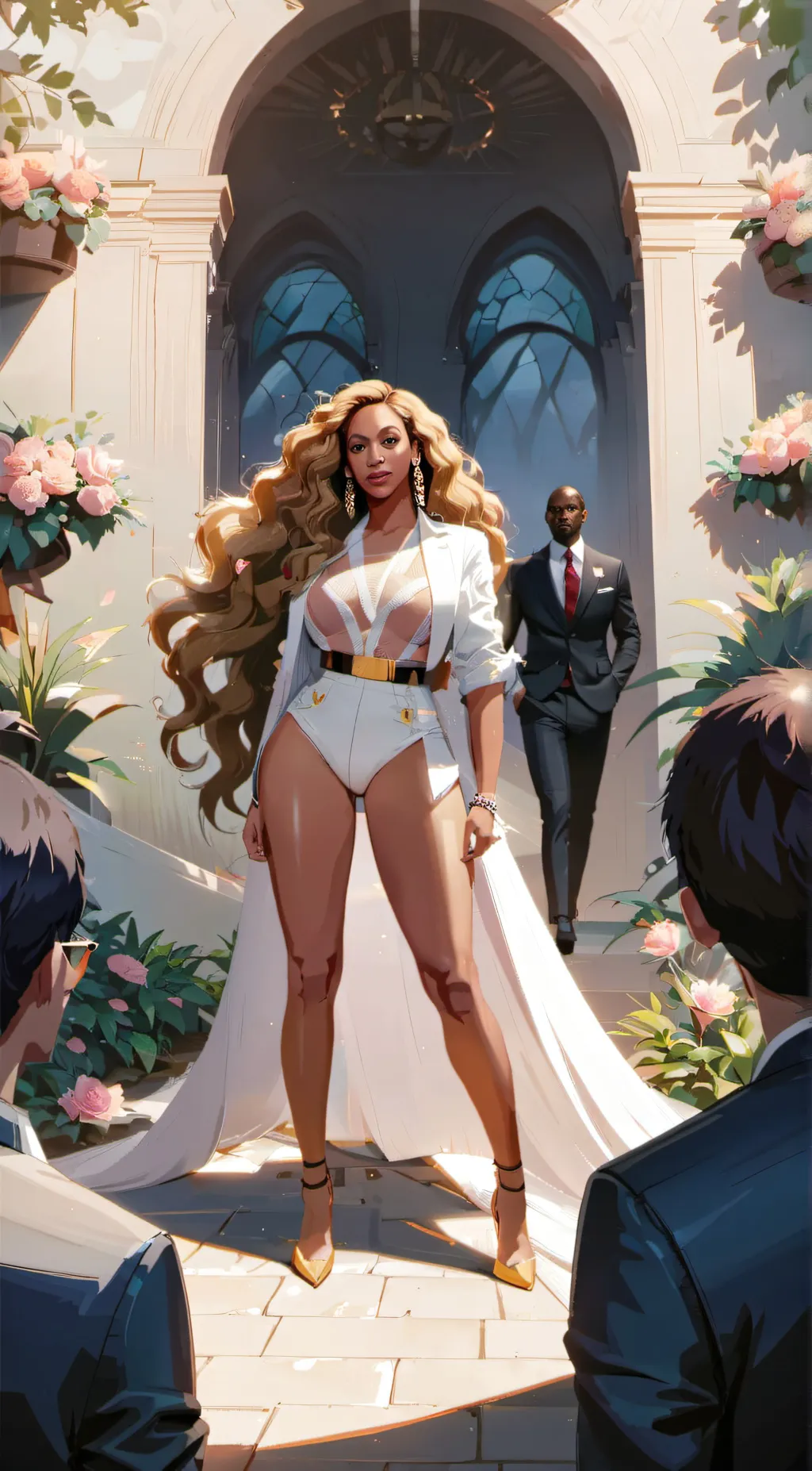 ai character: Beyoncé background