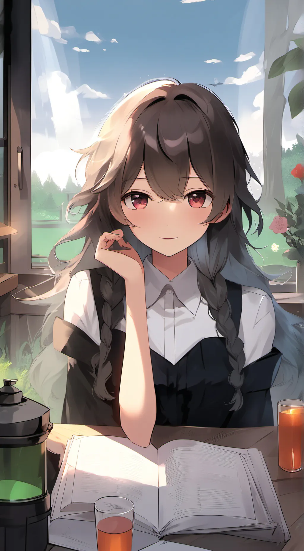 ai character: Cinnamon  background