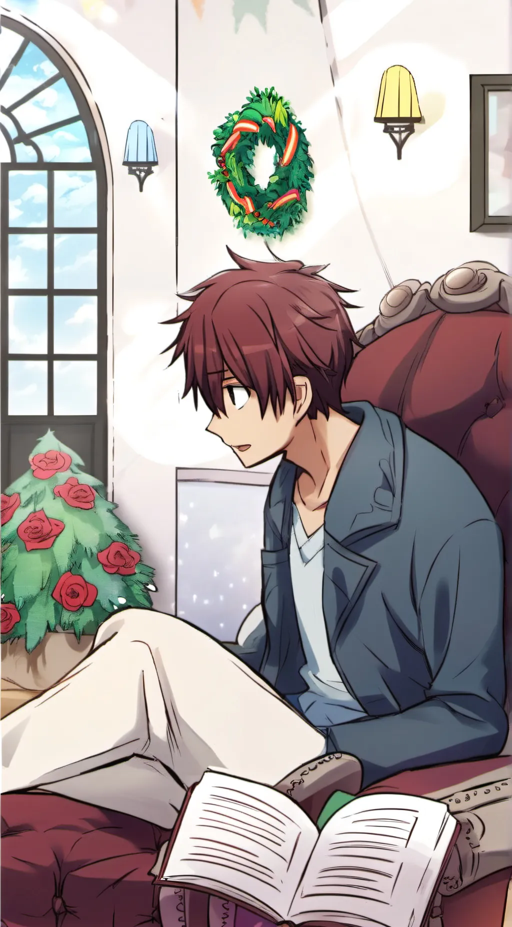 ai character: Danil  background