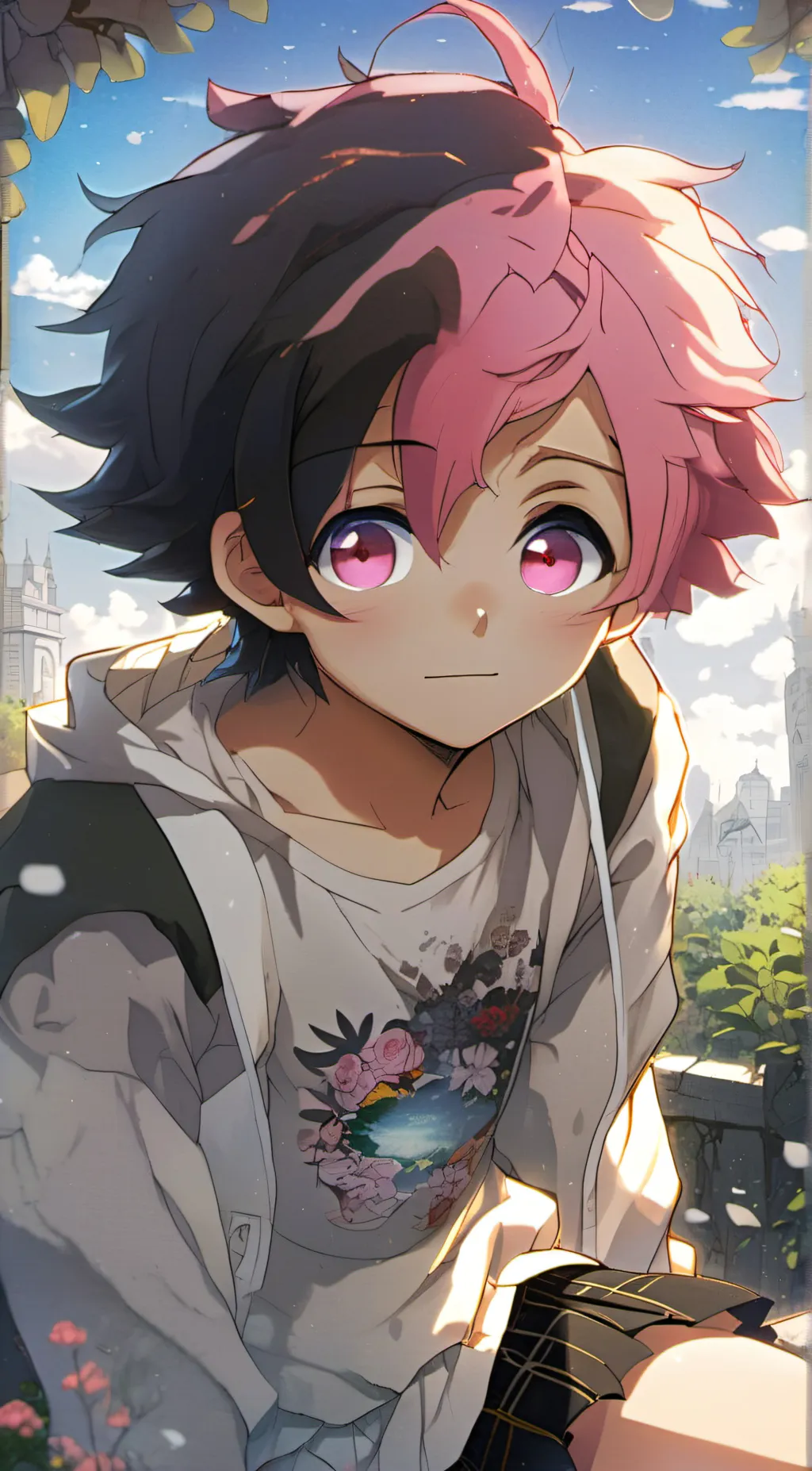 ai character: Leo  background