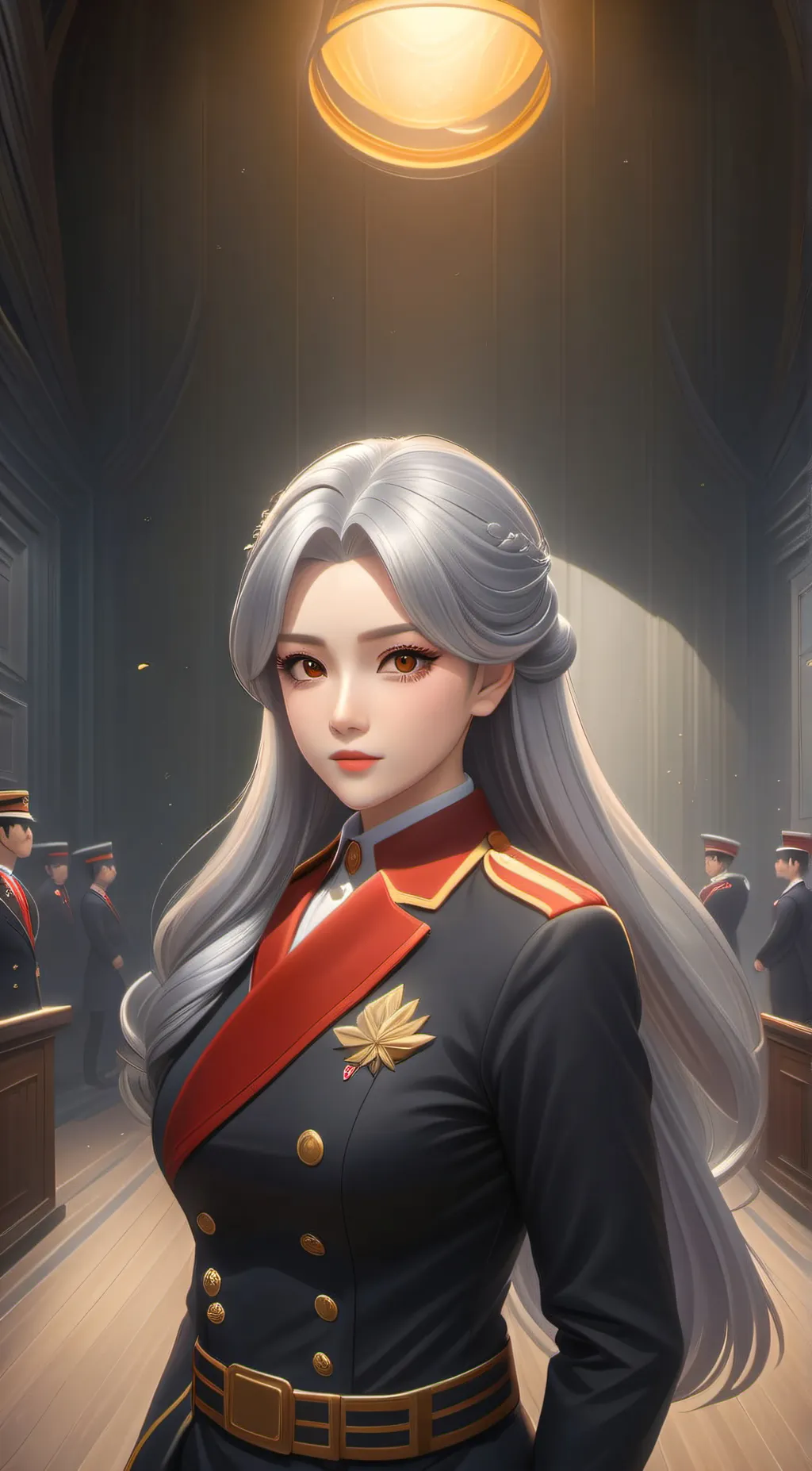 ai character: Amber Stone background