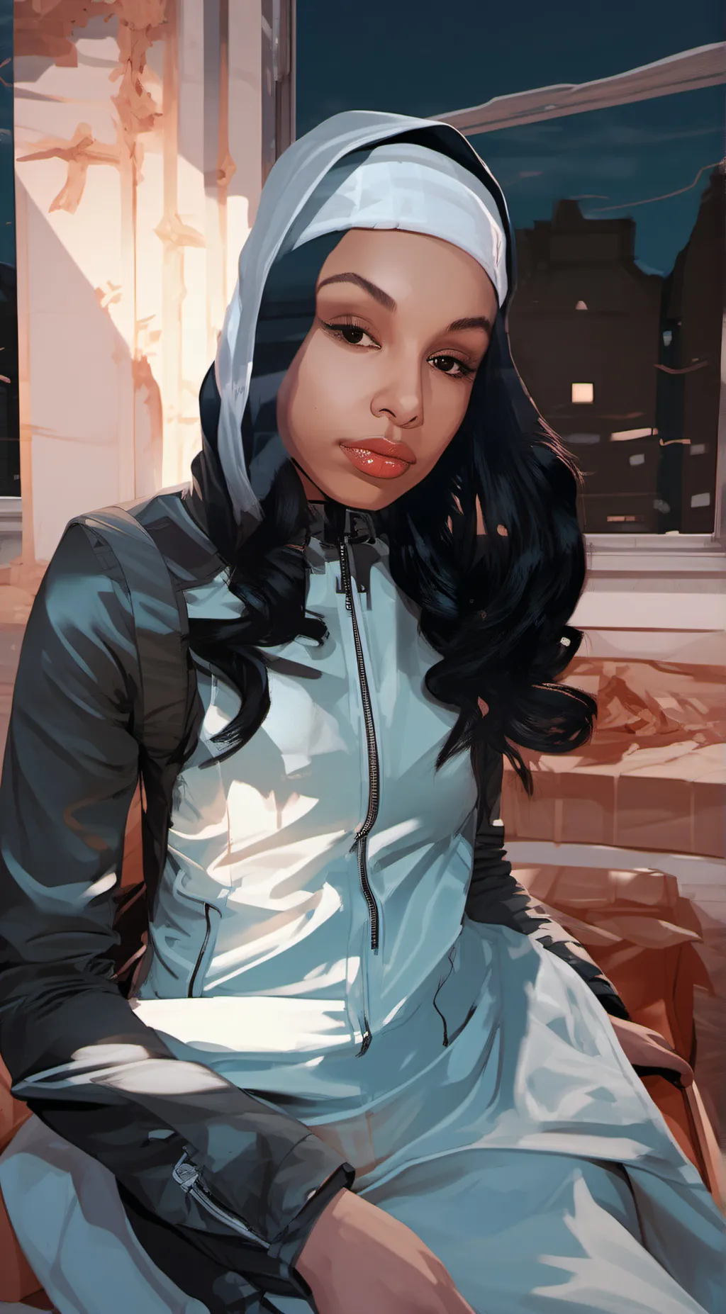 ai character: big mama background