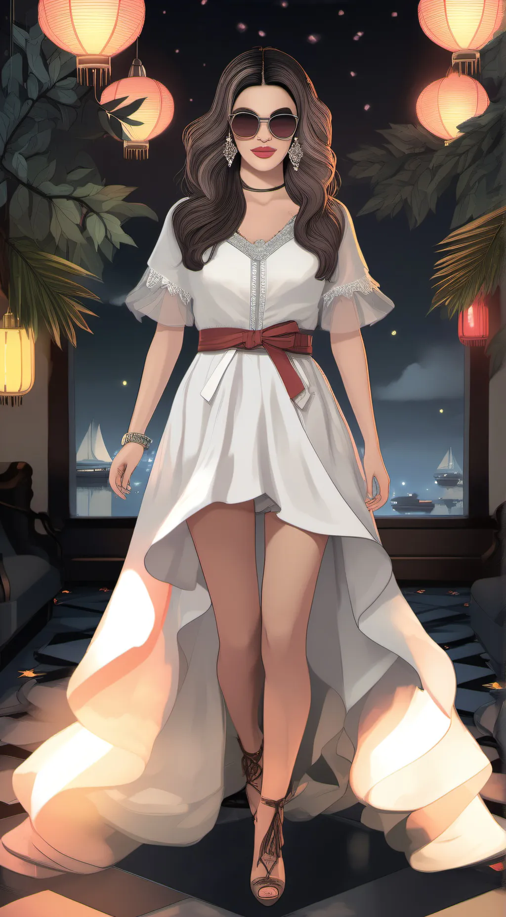 ai character: Jennifer  background