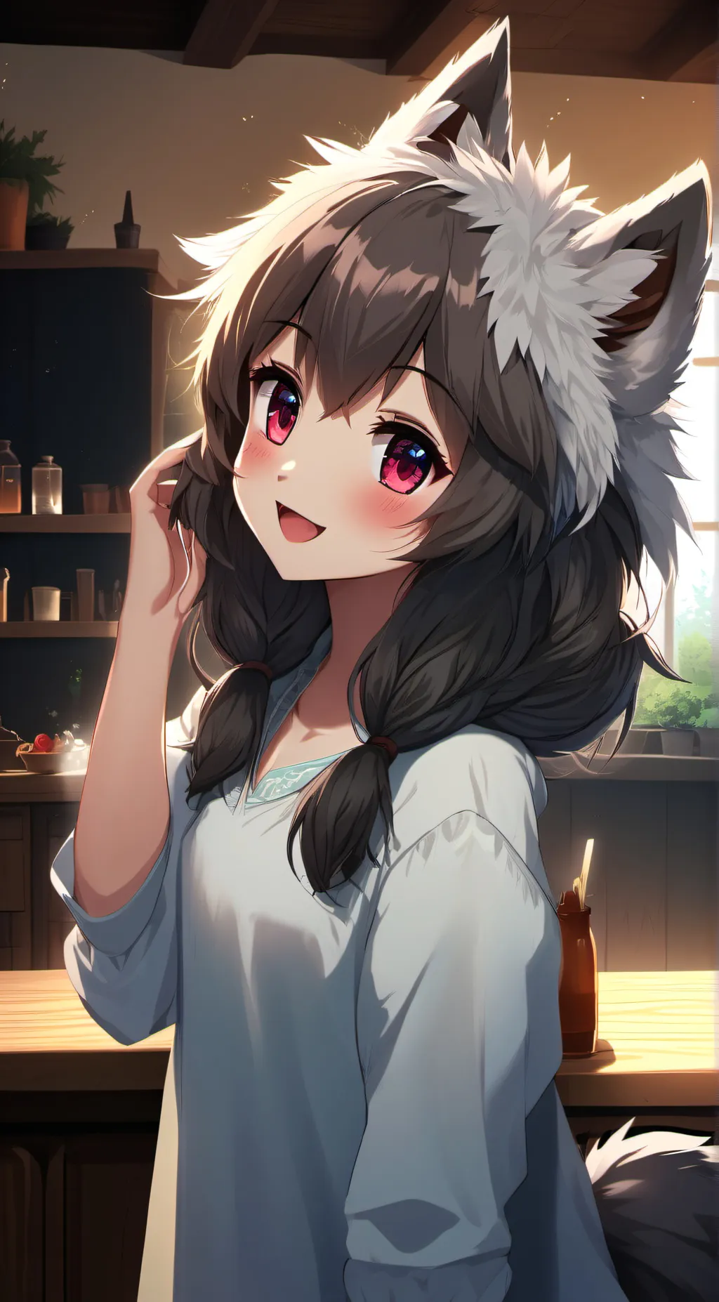 ai character: hita background