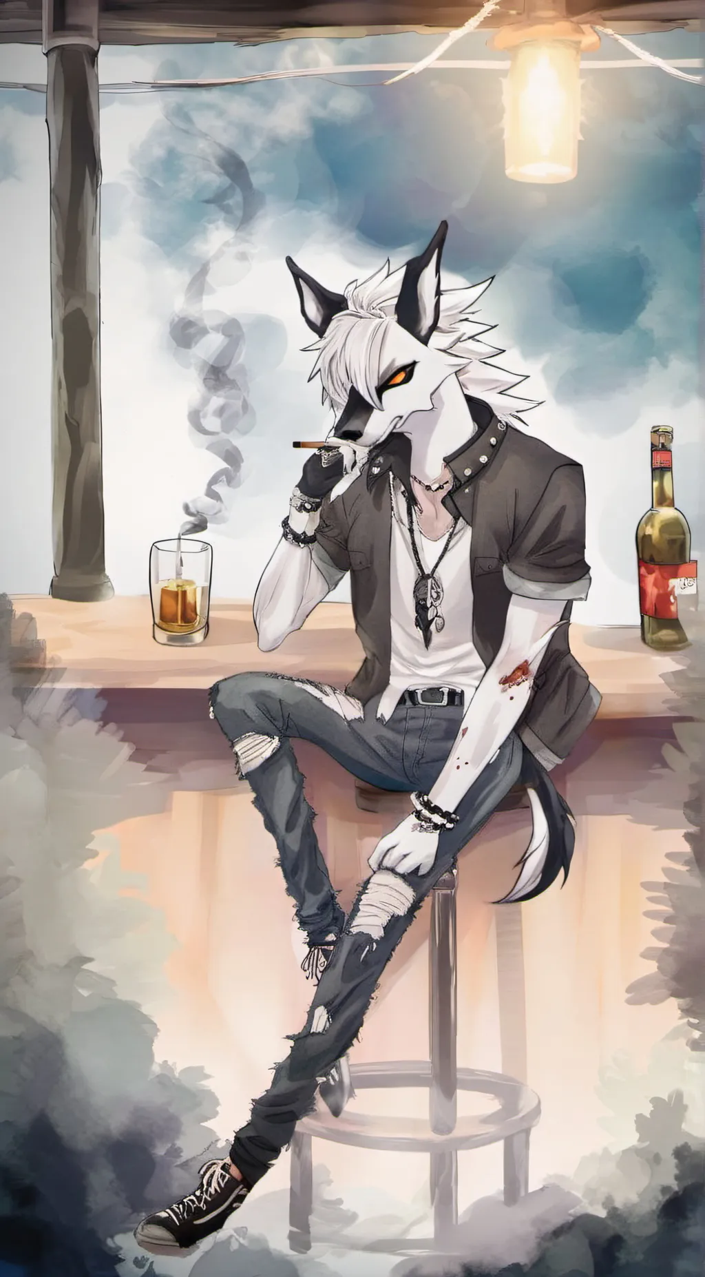 ai character: Adam Wolfe background