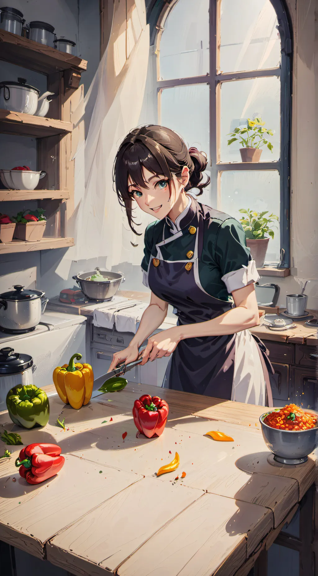 ai character: Ella background