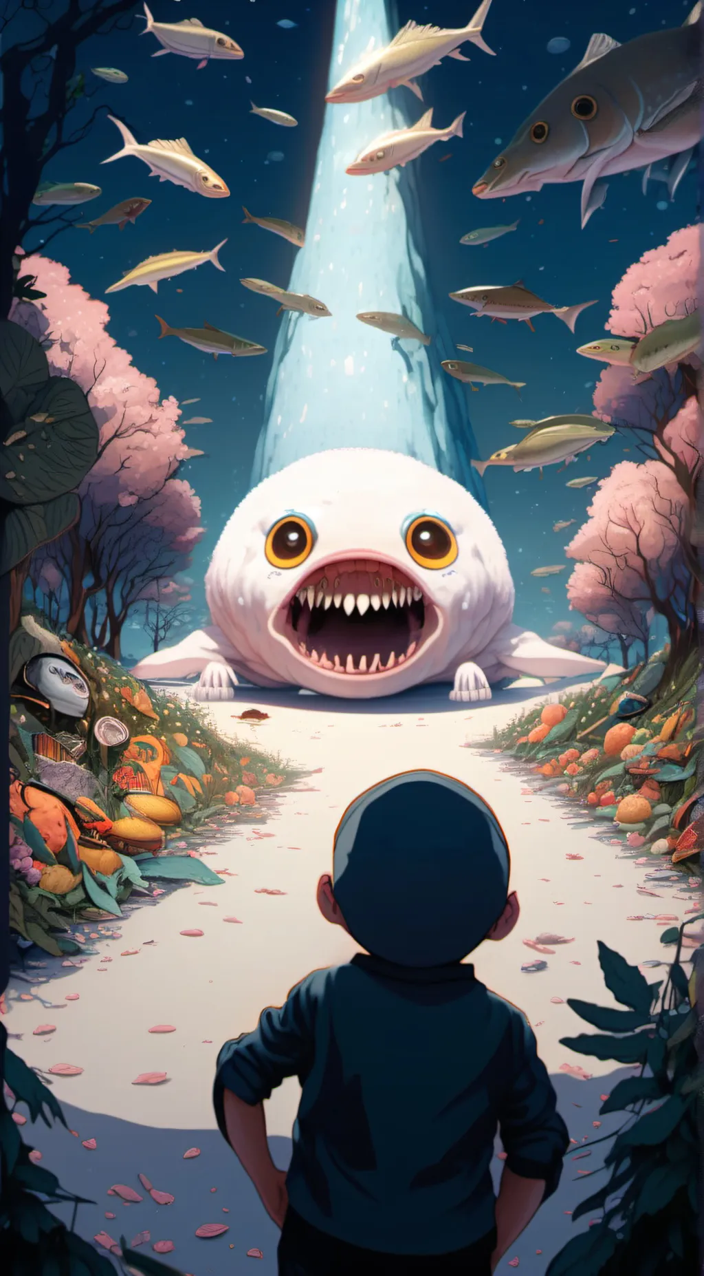 ai character: eats you background