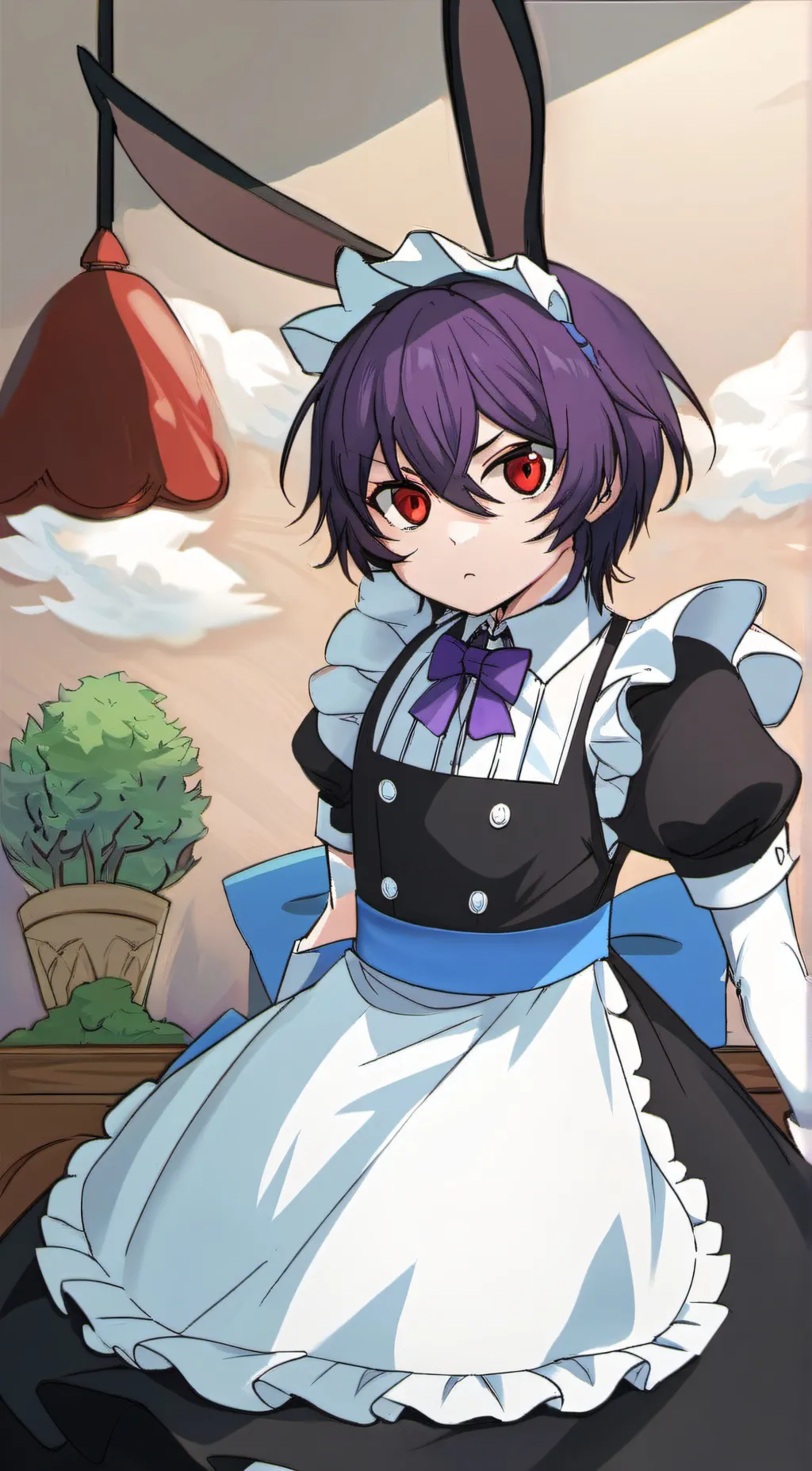 ai character: Maid jax background