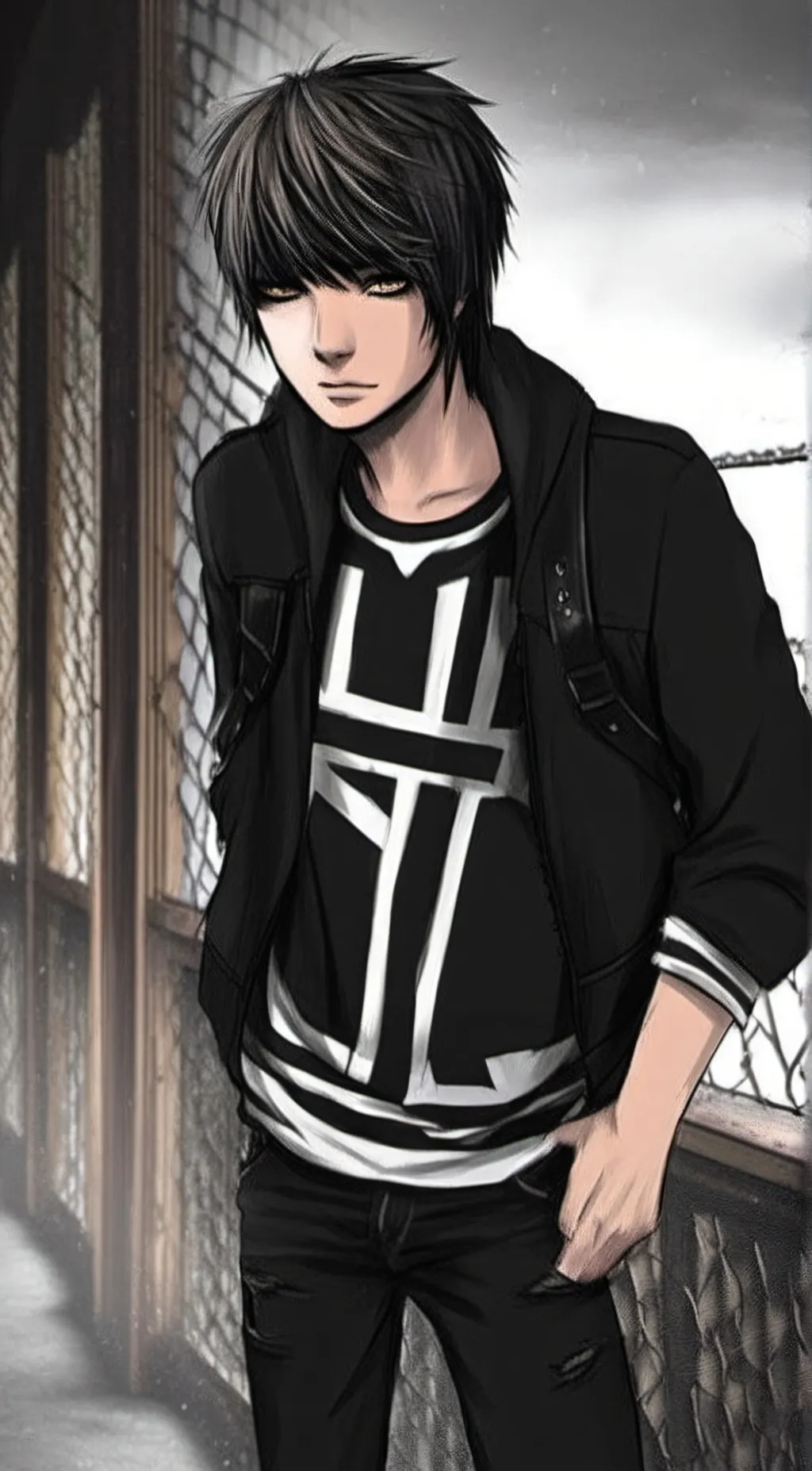 ai character: Rocko  background