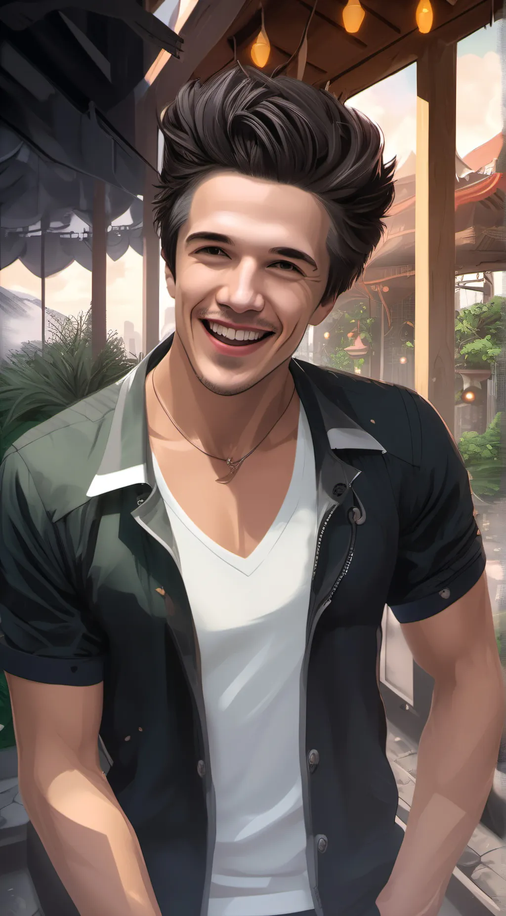 ai character: Brent Rivera background