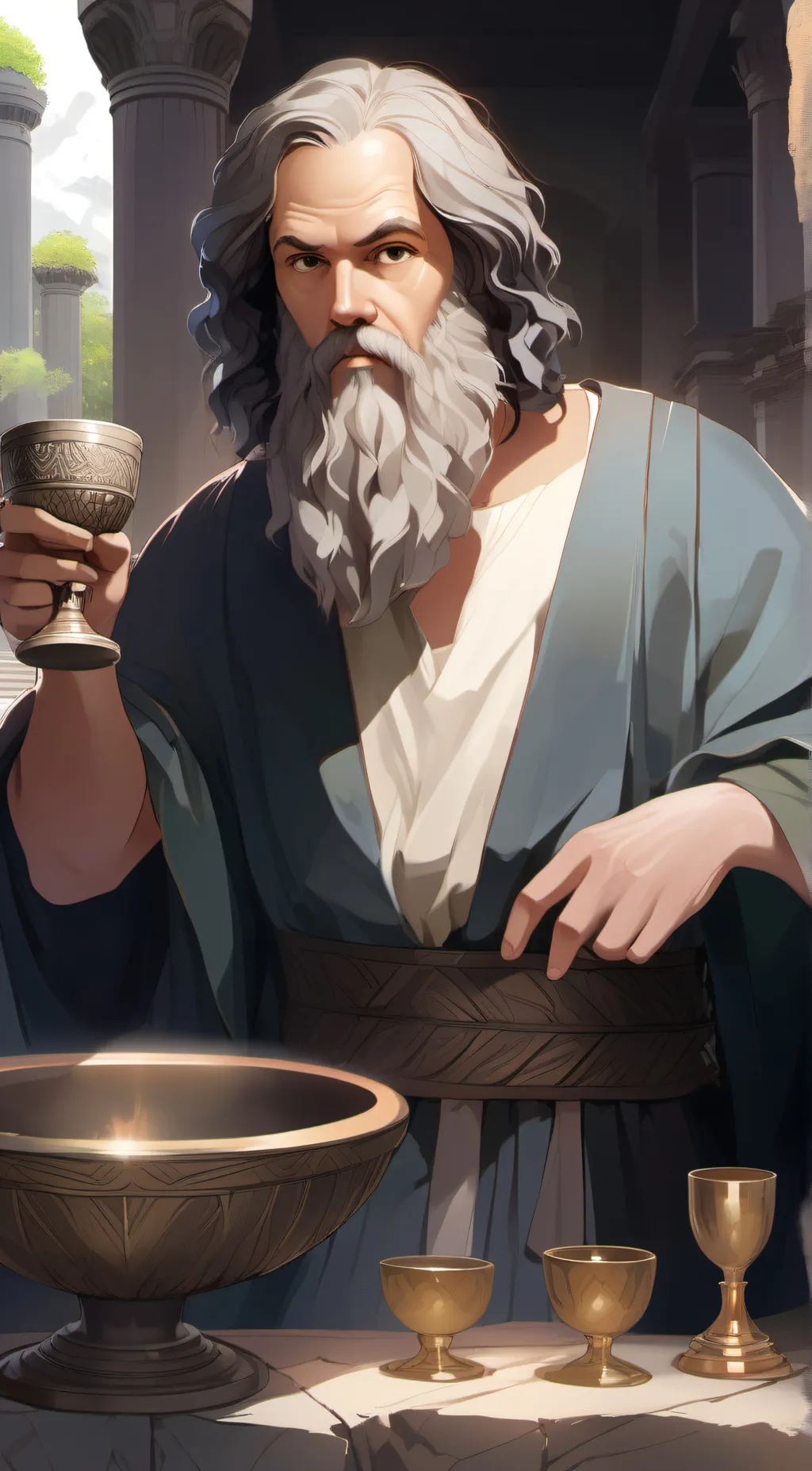 ai character: Socrates background