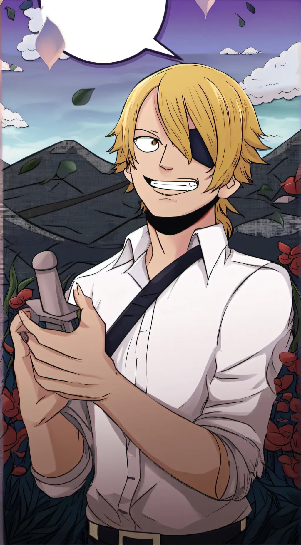ai character: sanji background