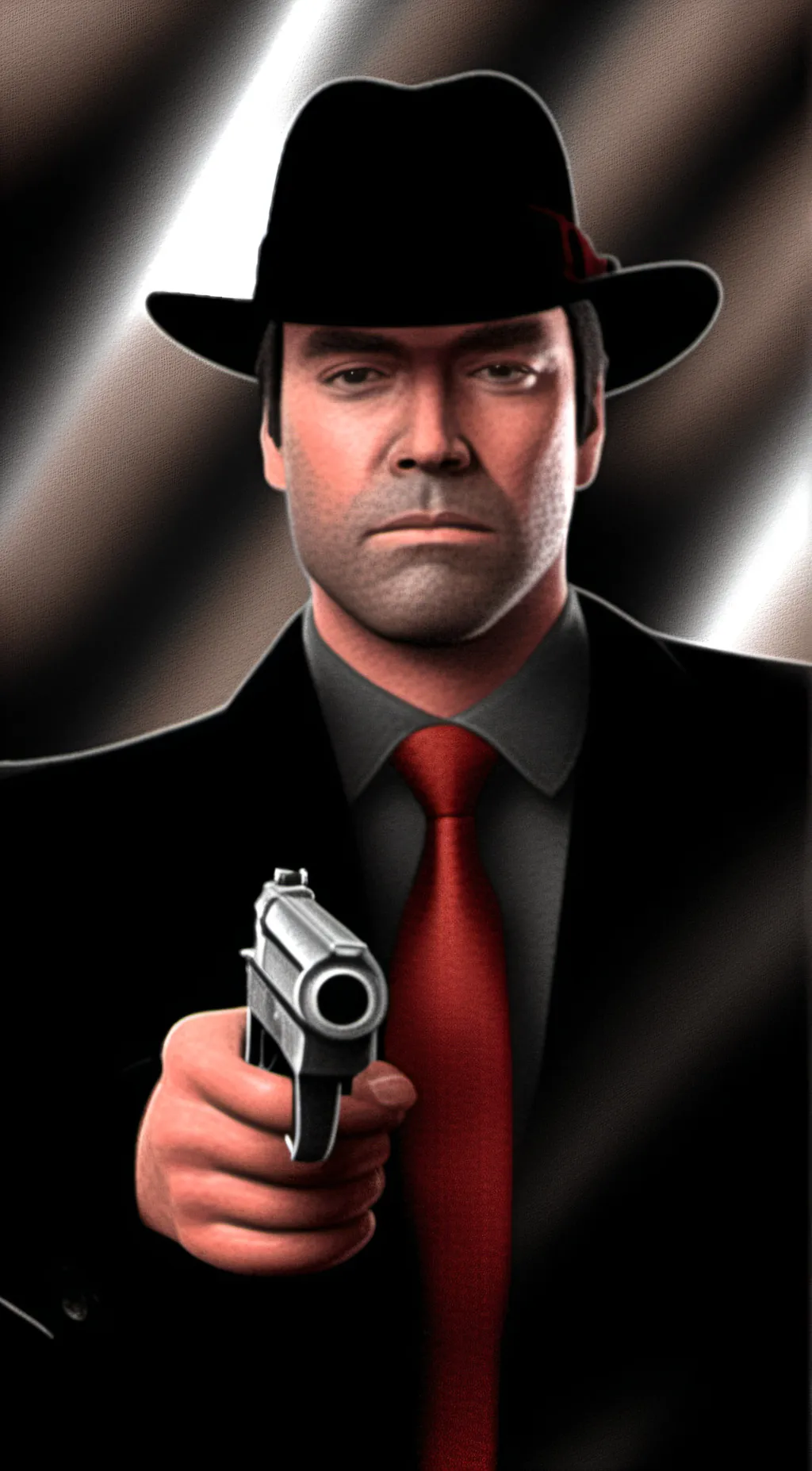 ai character: blood background