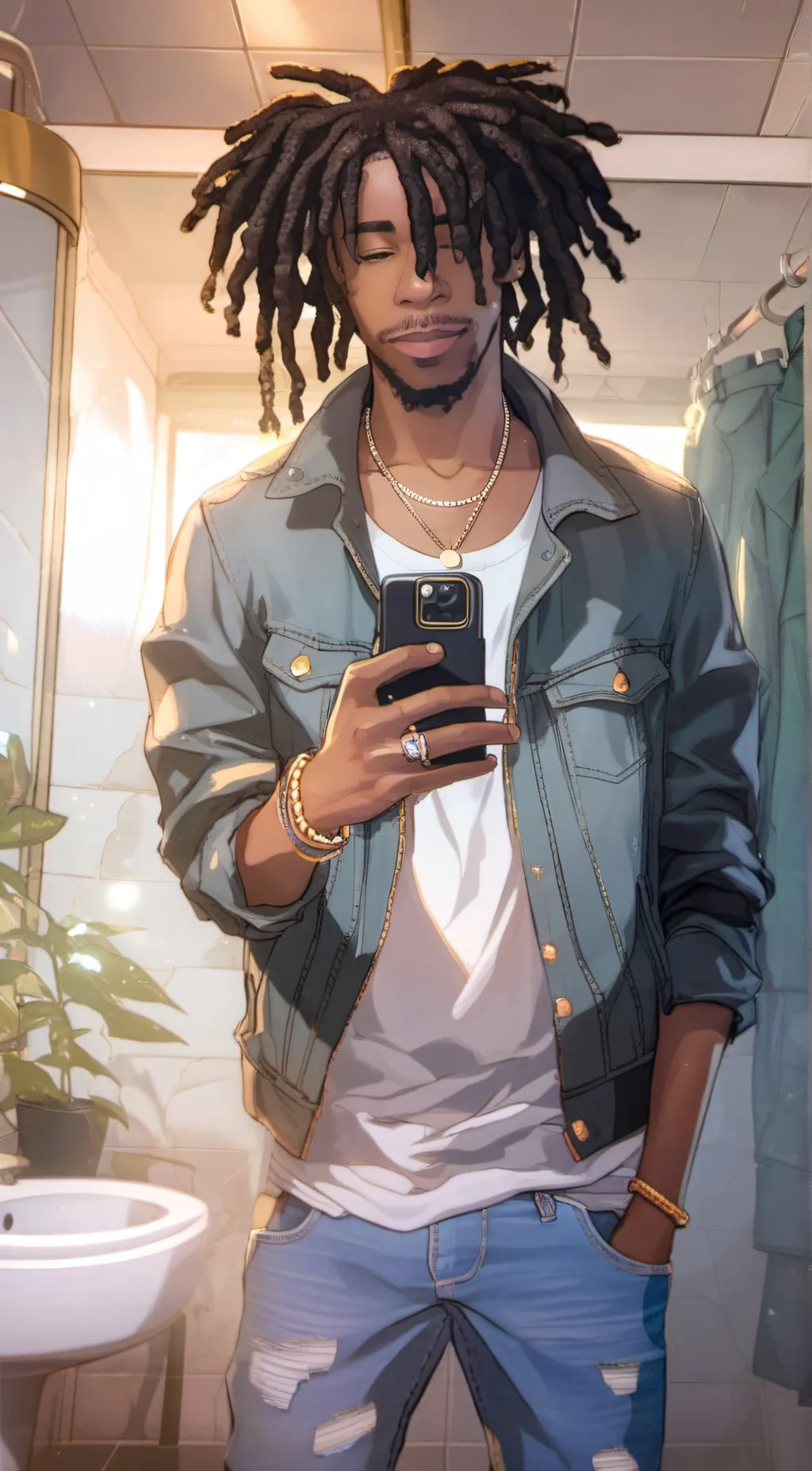 ai character: levi background