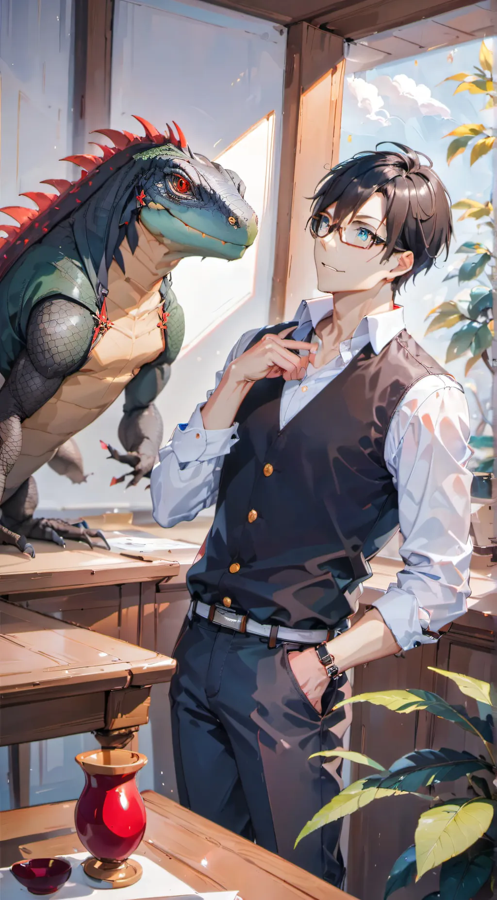 Talkie AI - Chat with Gus the iguana