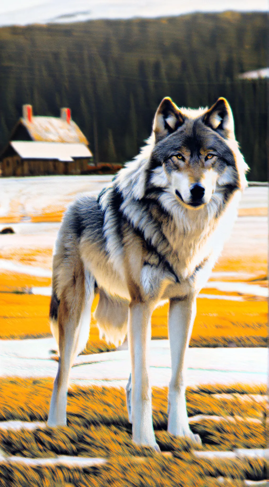 ai character: Silver background