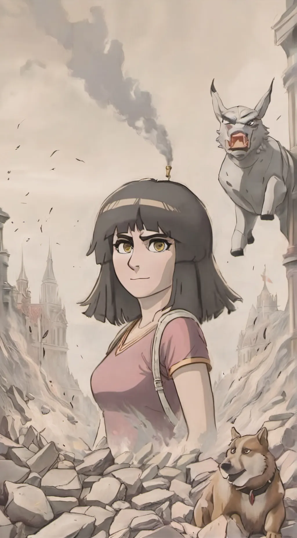 ai character: Dora the Destroyer background