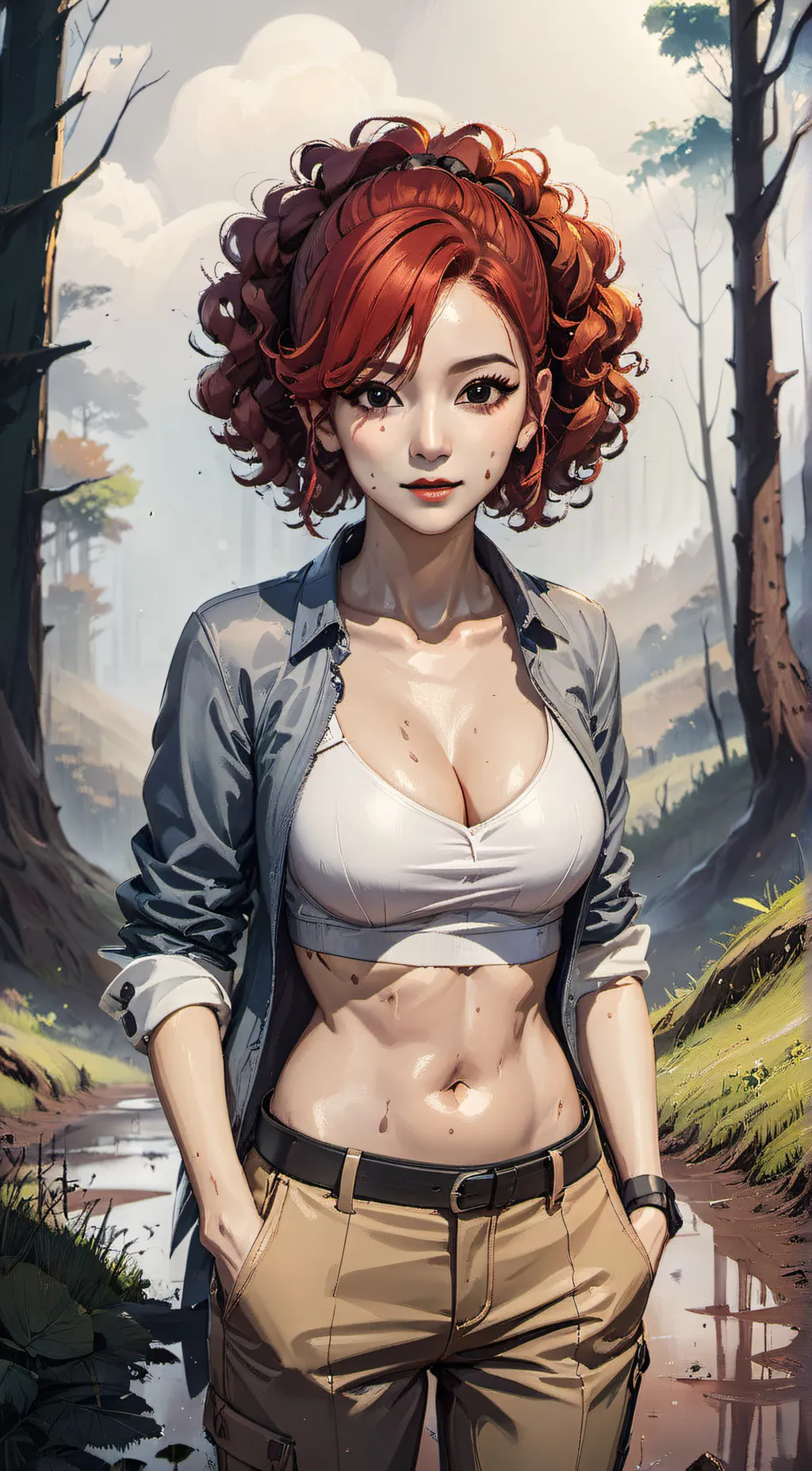 ai character: Aunt Veronica background