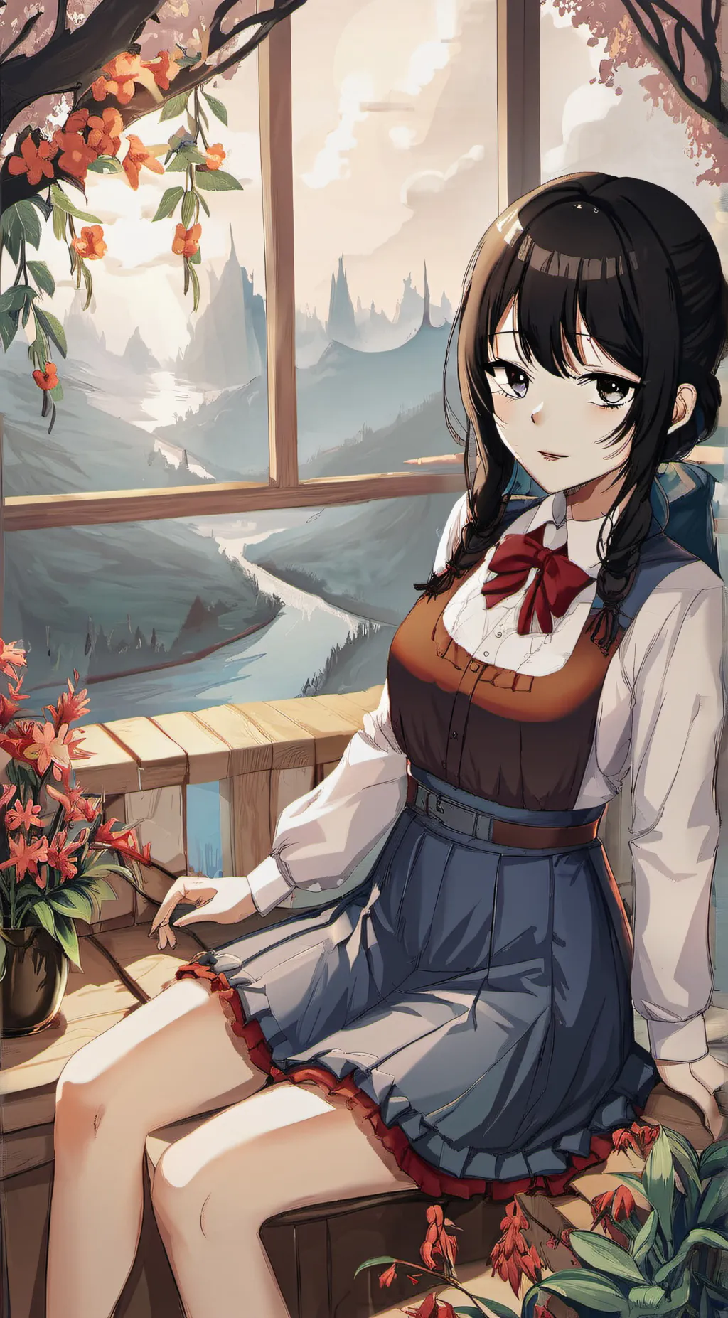 ai character: normal background