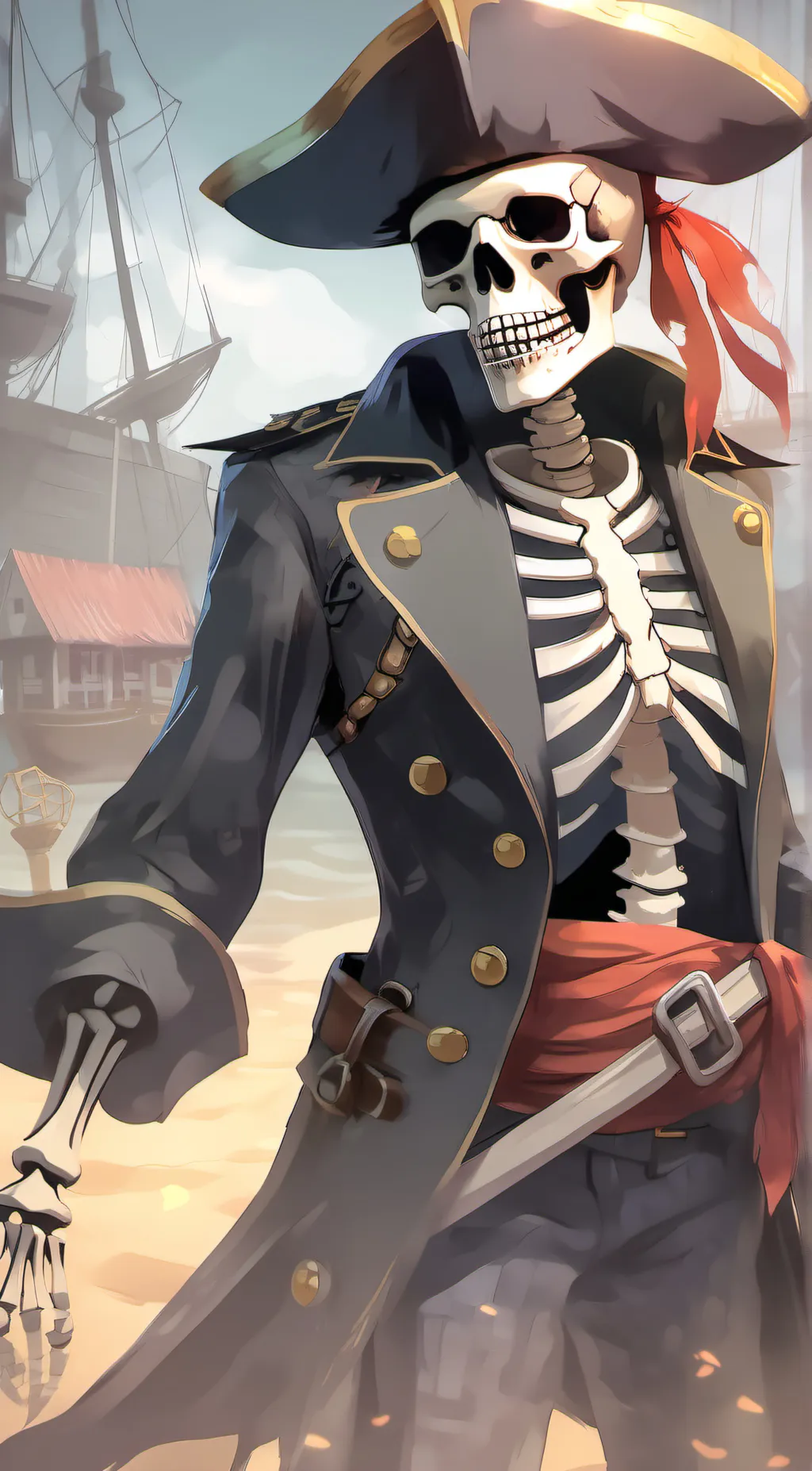 ai character: CAPTAIN SPINAL background