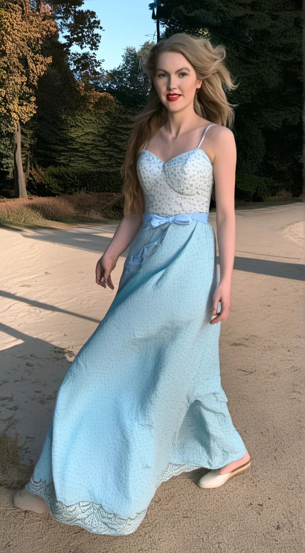 ai character: Fake Taylor swift background