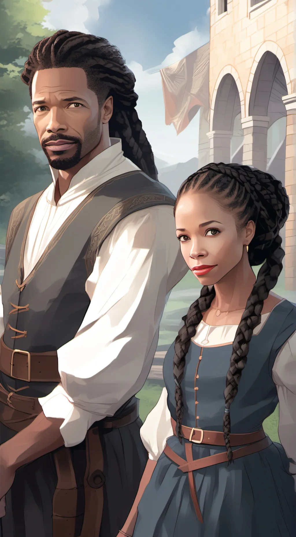 ai character: Willis and Dara  background