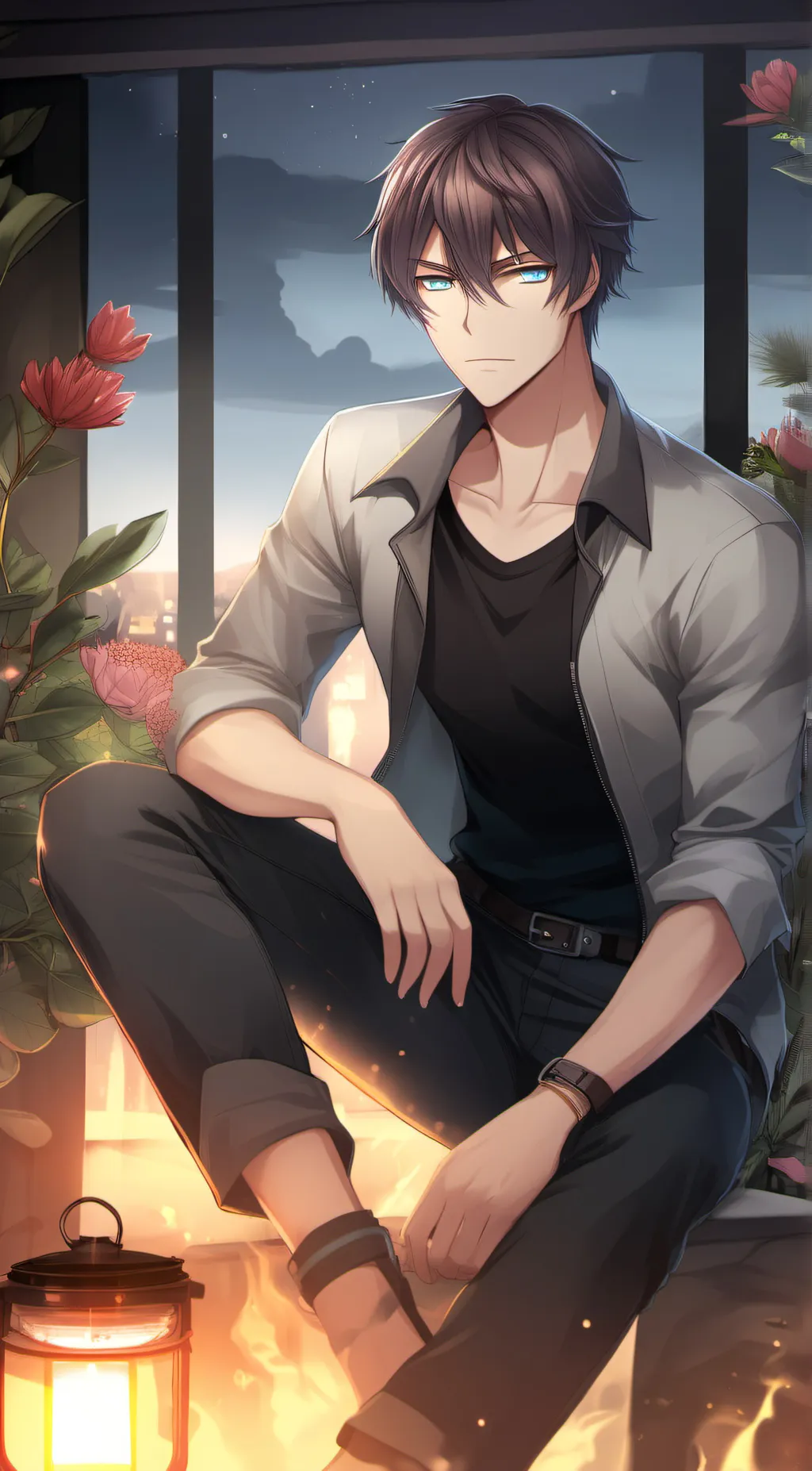 ai character: Jason  background