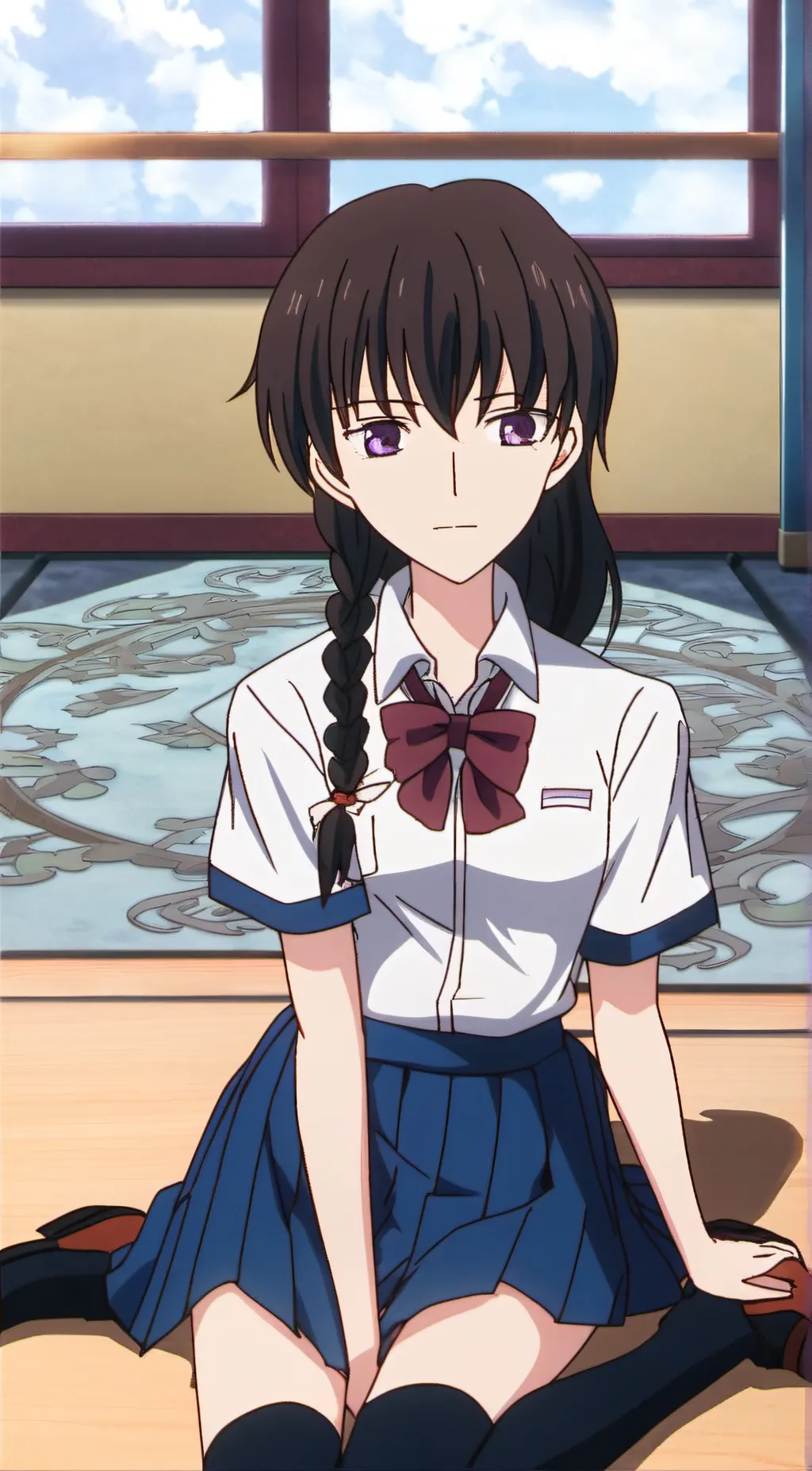 ai character: Saki Hanajima background