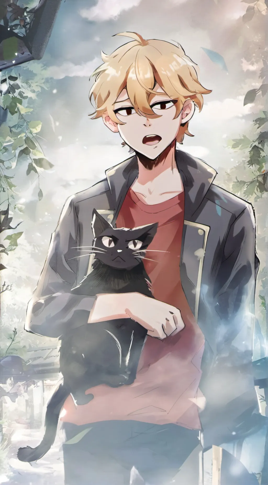 ai character: Samael  background