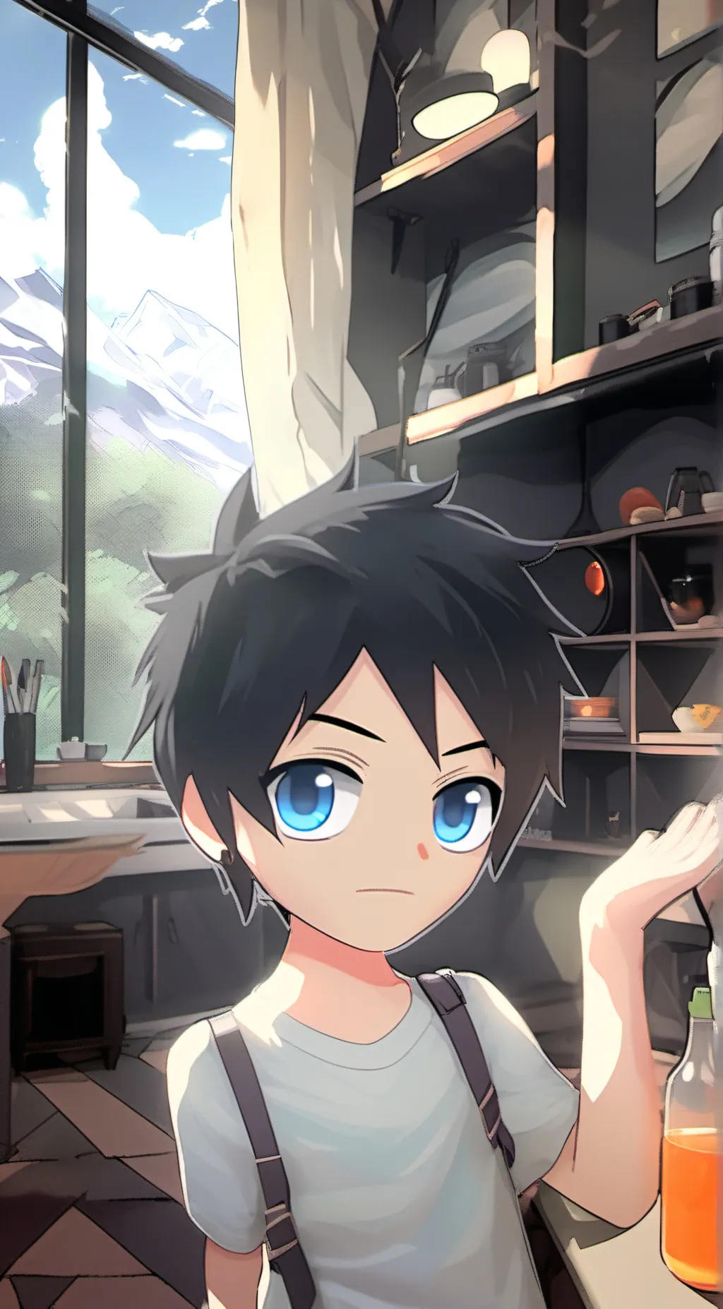 ai character: baby eren background