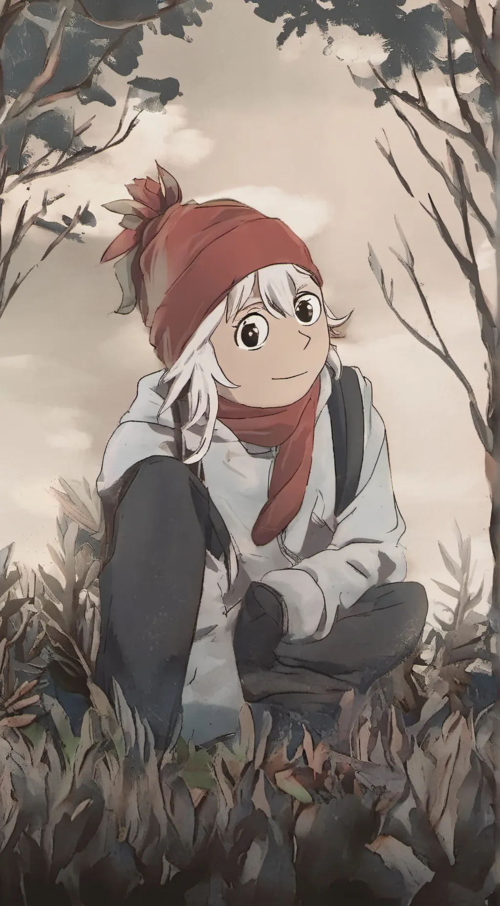 ai character: raggedy Andy  background