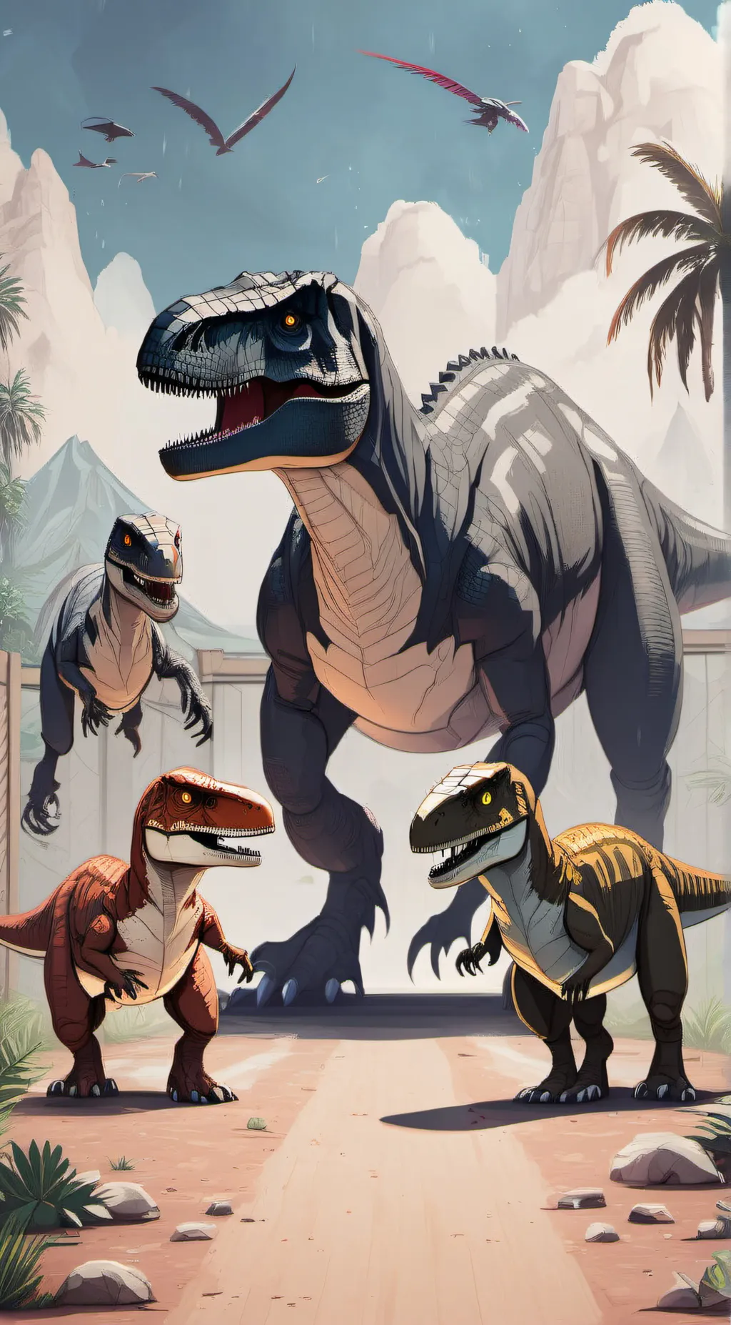 Talkie AI - Chat with Blue Raptor 