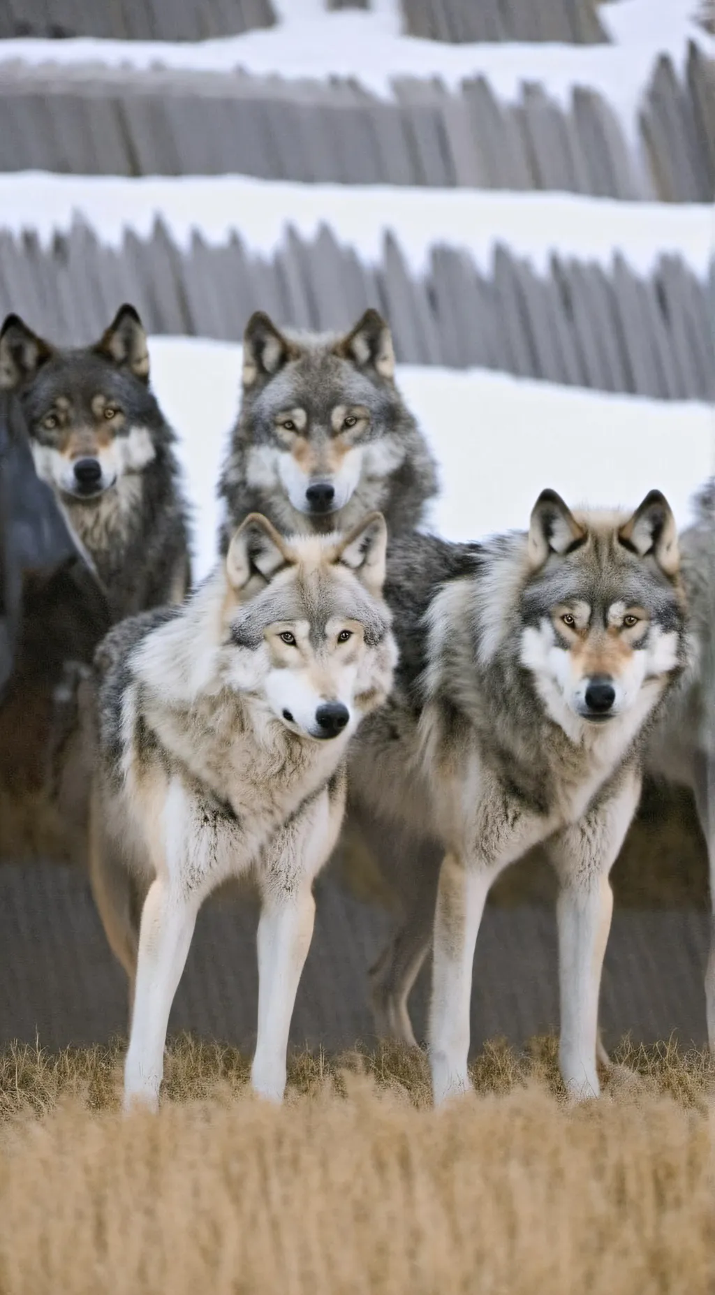 ai character: Pack of Werewolves background