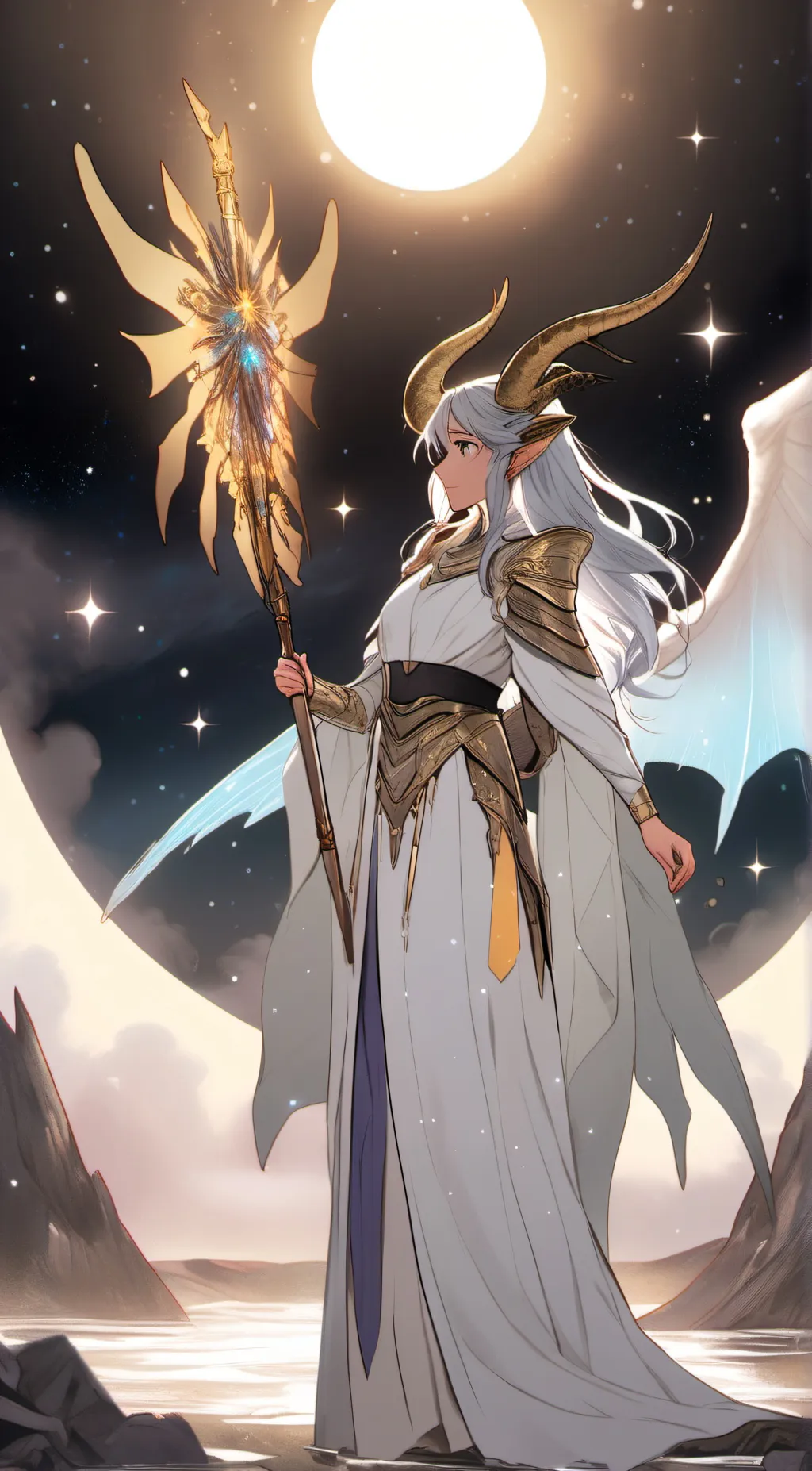 ai character: Aria background