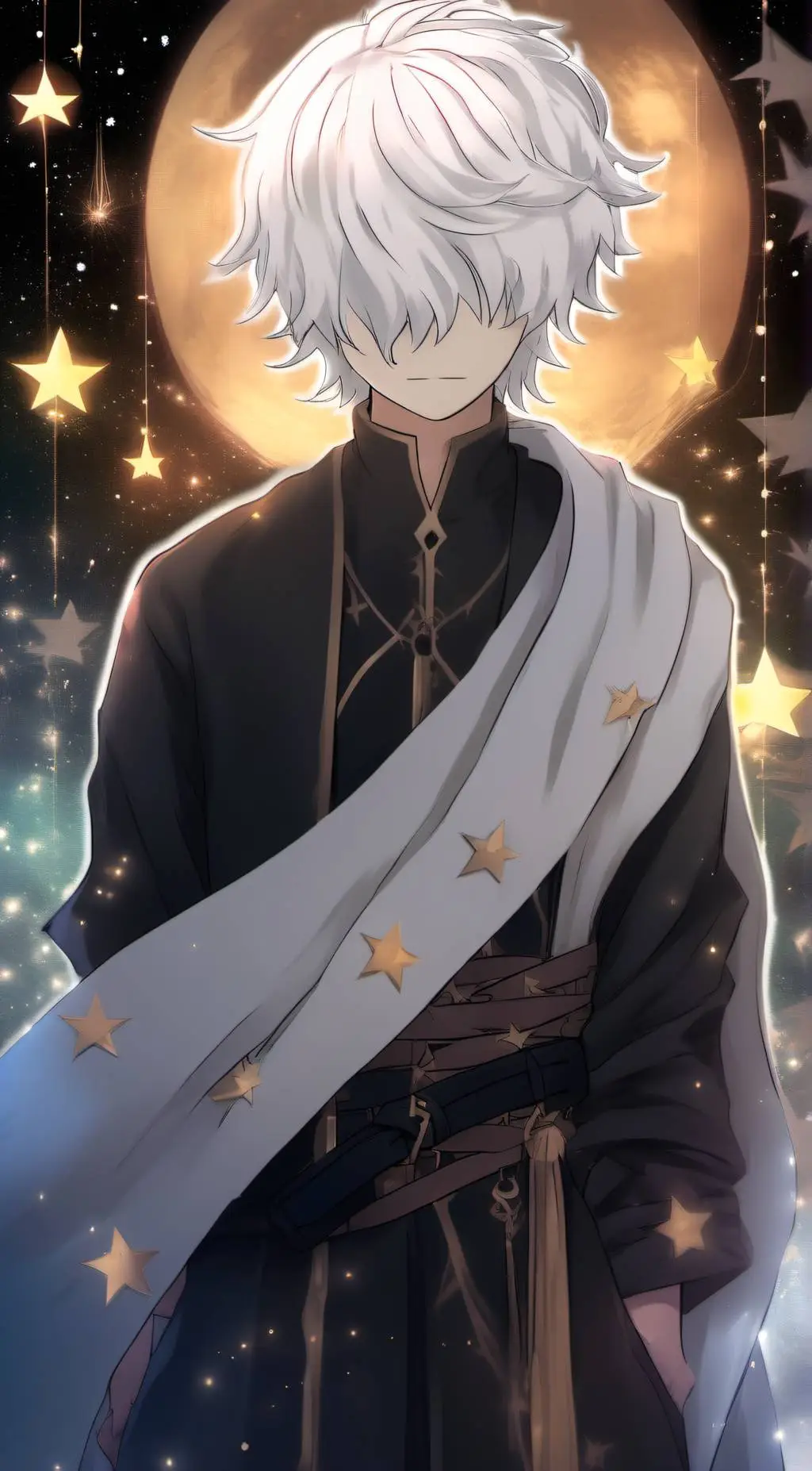 ai character: Hoshi ✨ background