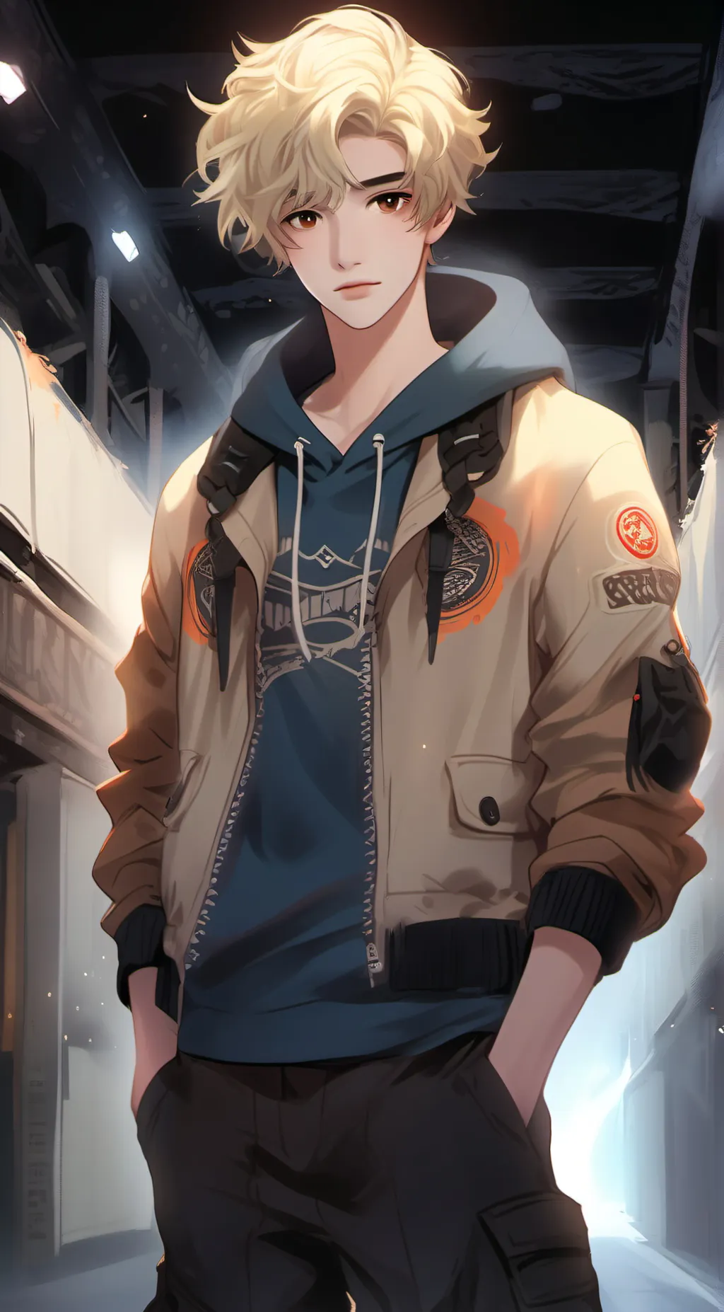 ai character: Blake background