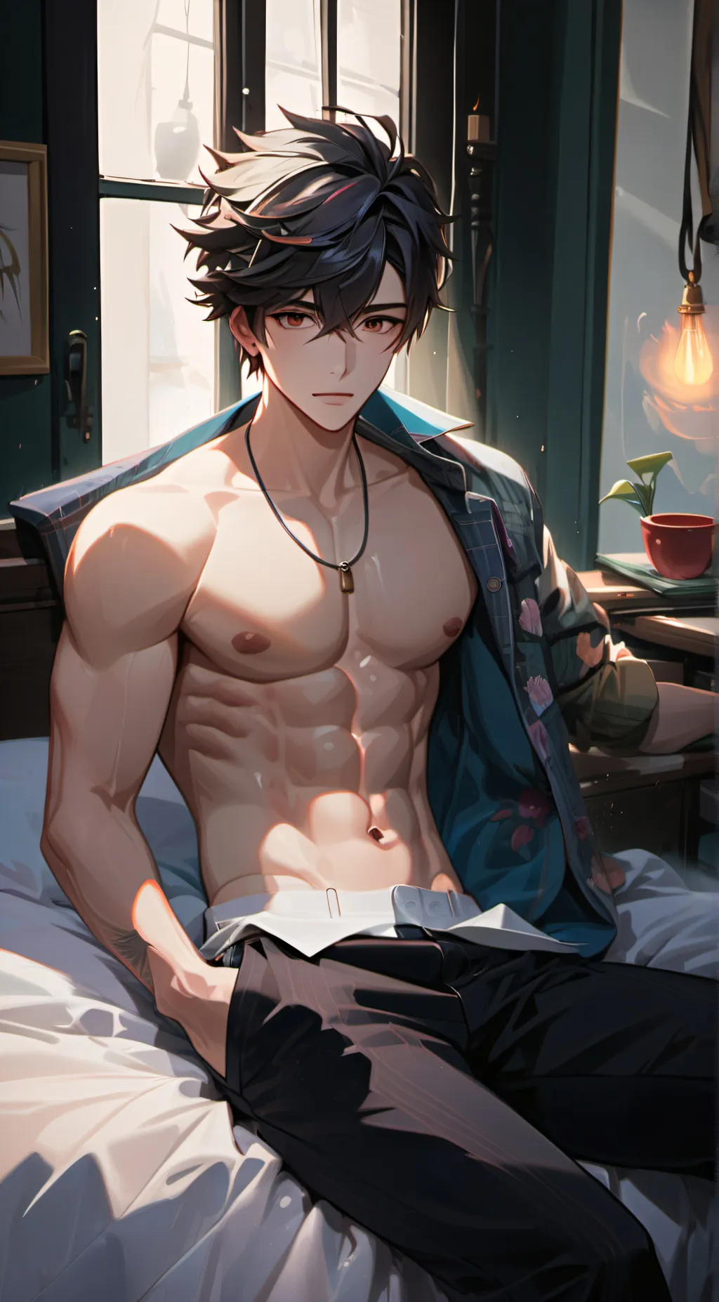 ai character: Abe background