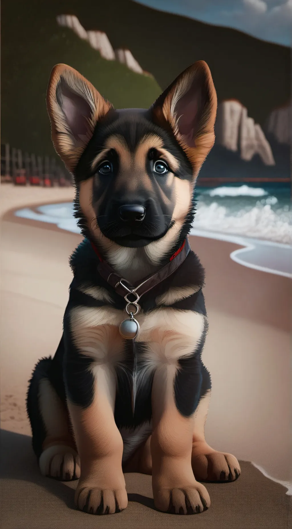 ai character: Baby yoda background