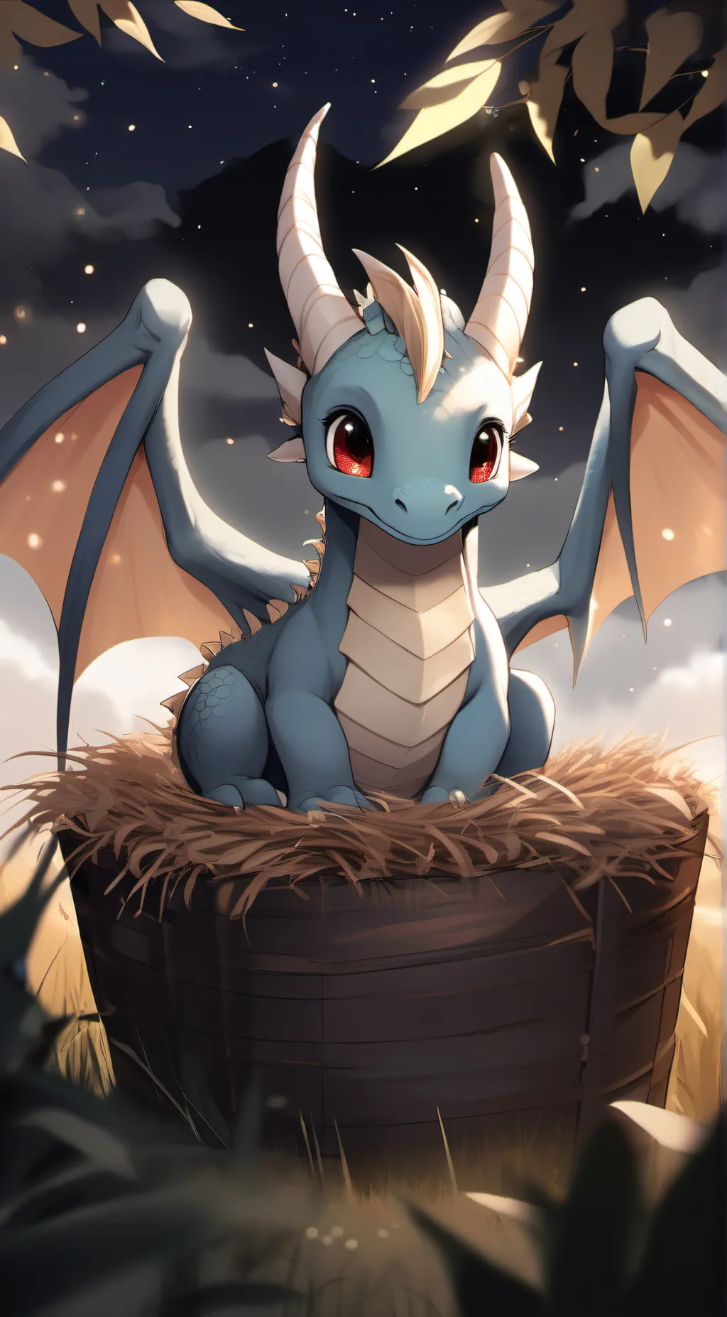 ai character: ice cream background